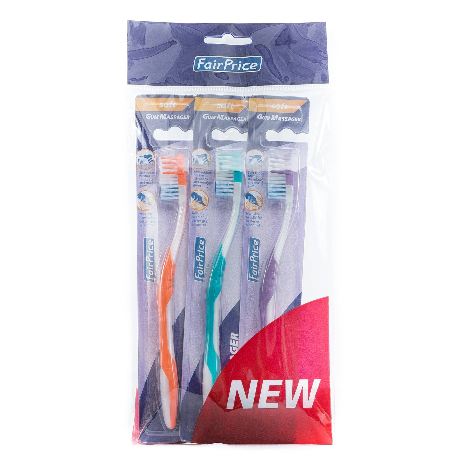 FairPrice Toothbrush Gum Massager - Soft