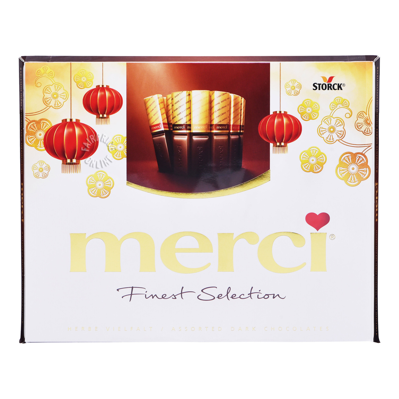 Merci Finest Selection European Chocolate - Dark Assorted (Brown)