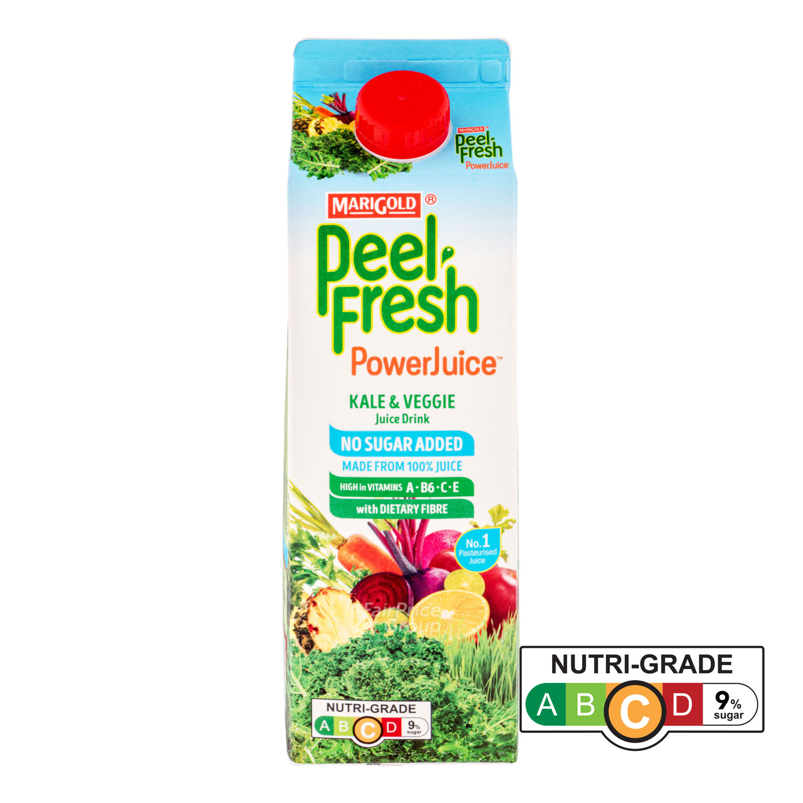 Marigold Peel Fresh Juice - Kale & Veggie (No Sugar)