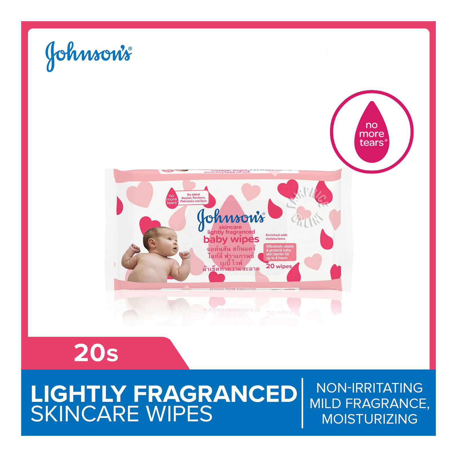 Johnson's Baby Wipes - Lightly Fragranced