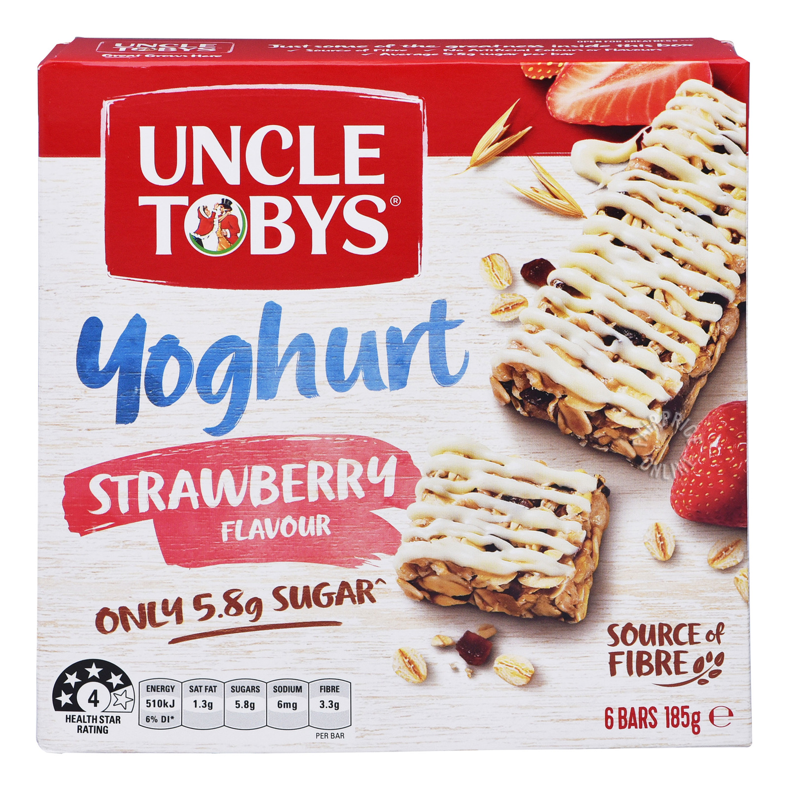 Uncle Tobys Wholegrain Yoghurt Muesli Bars - Strawberry