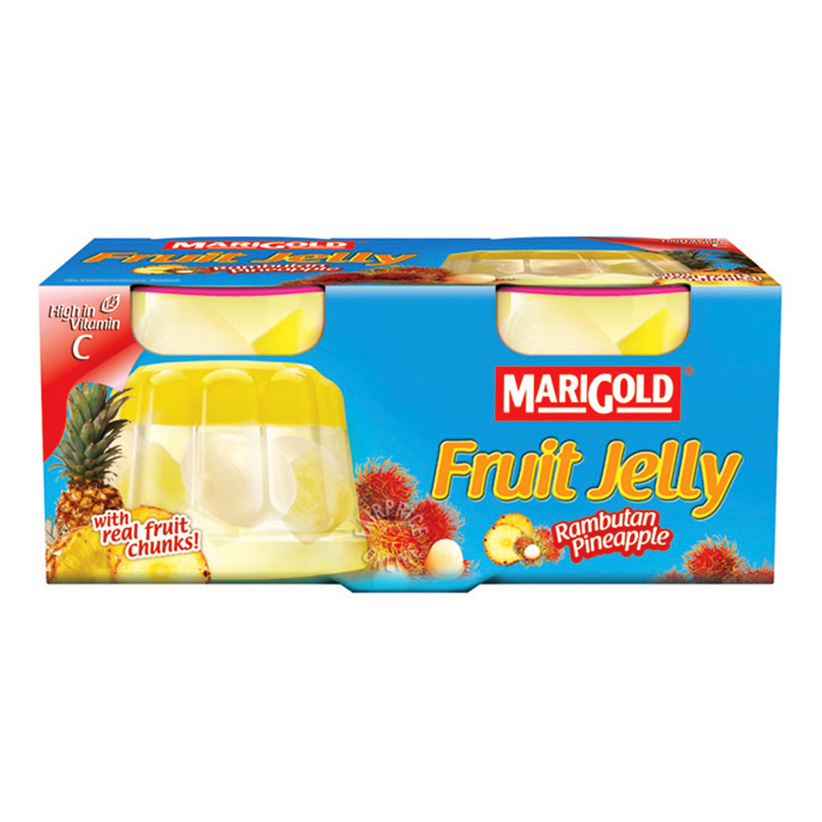 Marigold Fruit Cup Jelly - Rambutan Pineapple