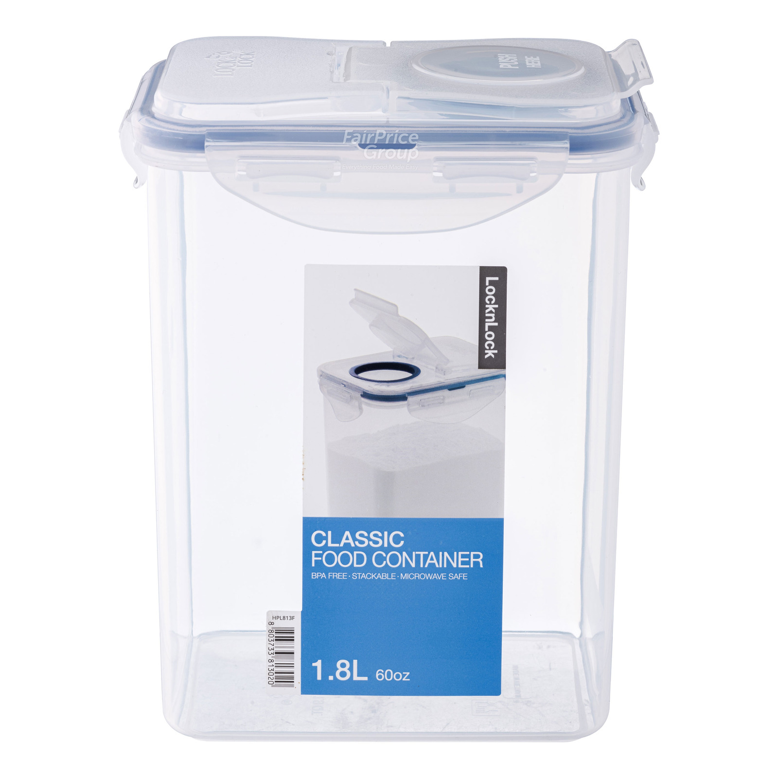 Lock & Lock Stackable Airtight Container - Rectangle with Flip