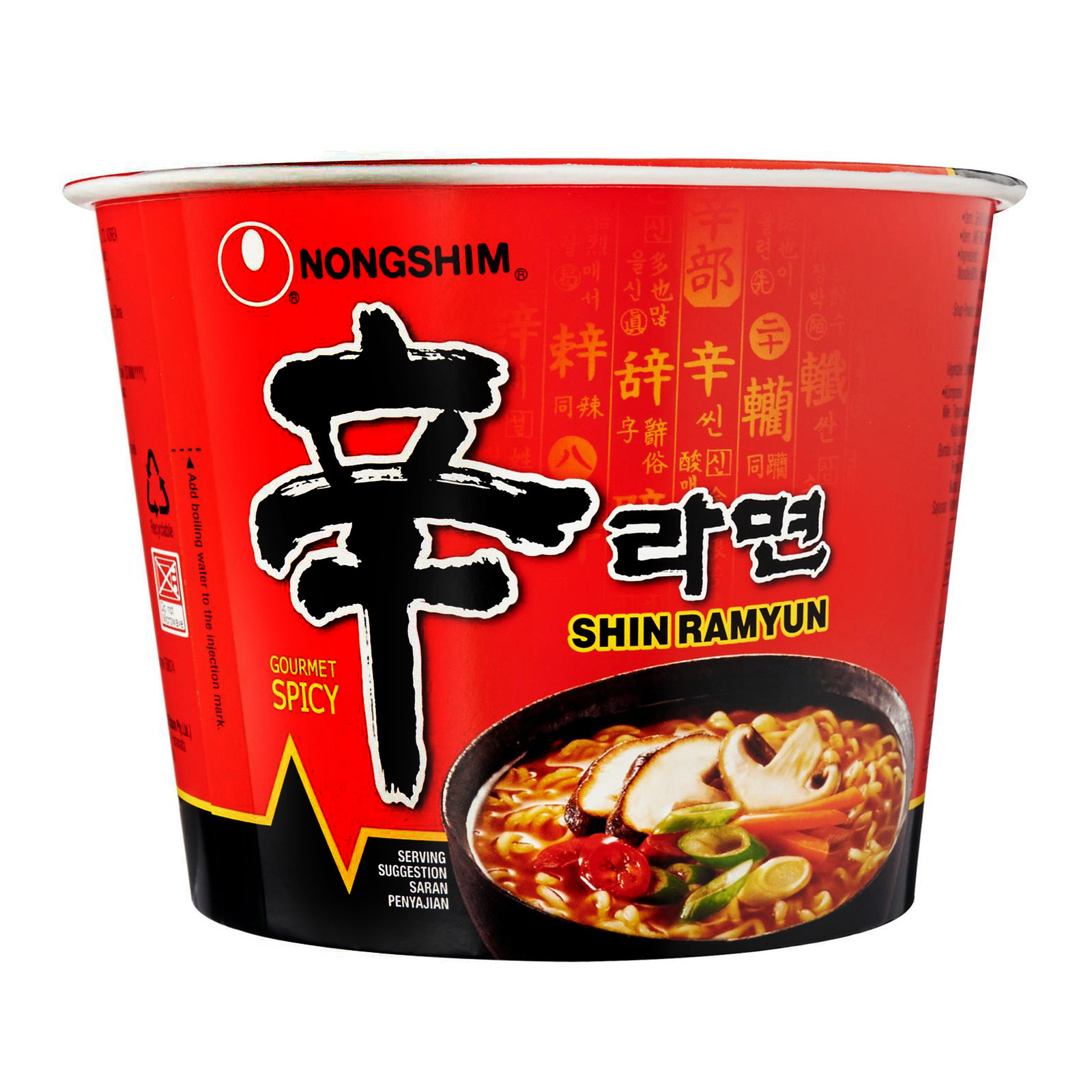 Nongshim Instant Bowl Noodle - Spicy