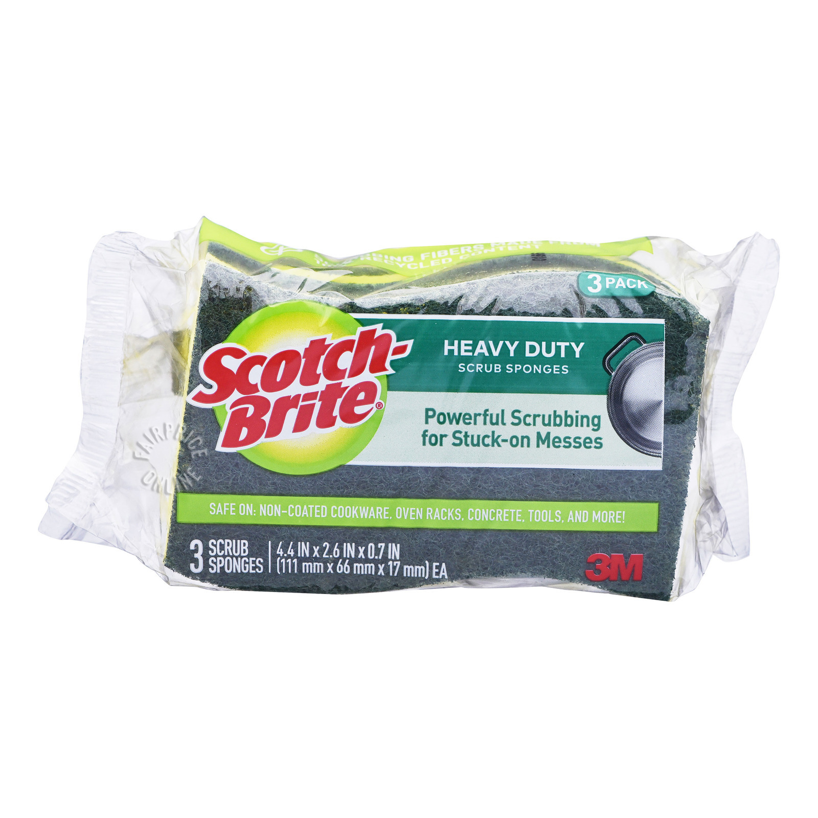 3M Scotch-Brite Scrub Sponges - Heavy Duty