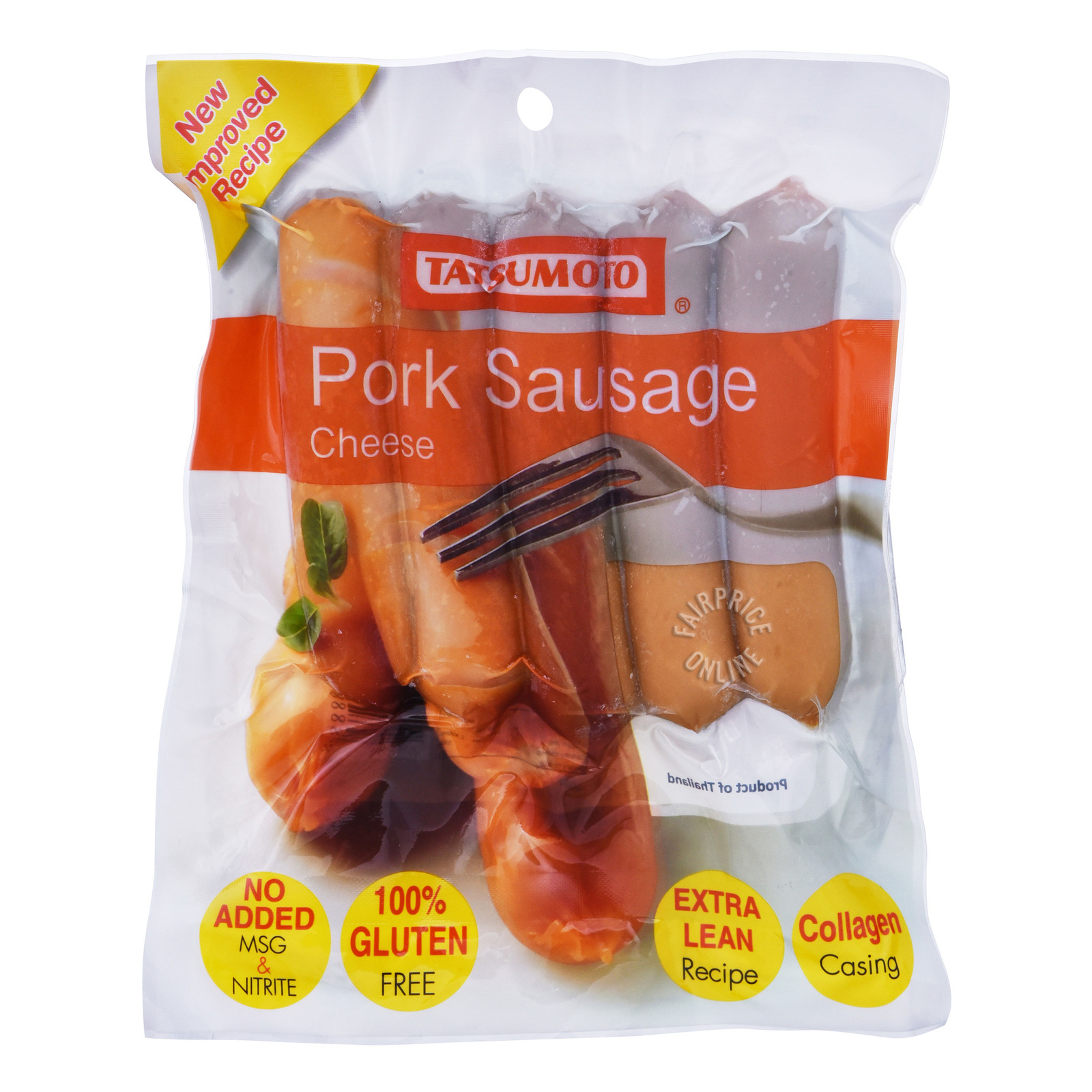 Tatsumoto Frozen Pork Sausage - Cheese