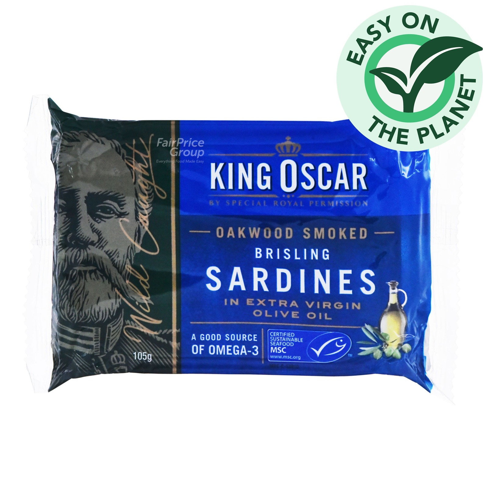 King Oscar Brisling Sardines in Extra Virgin Olive Oil