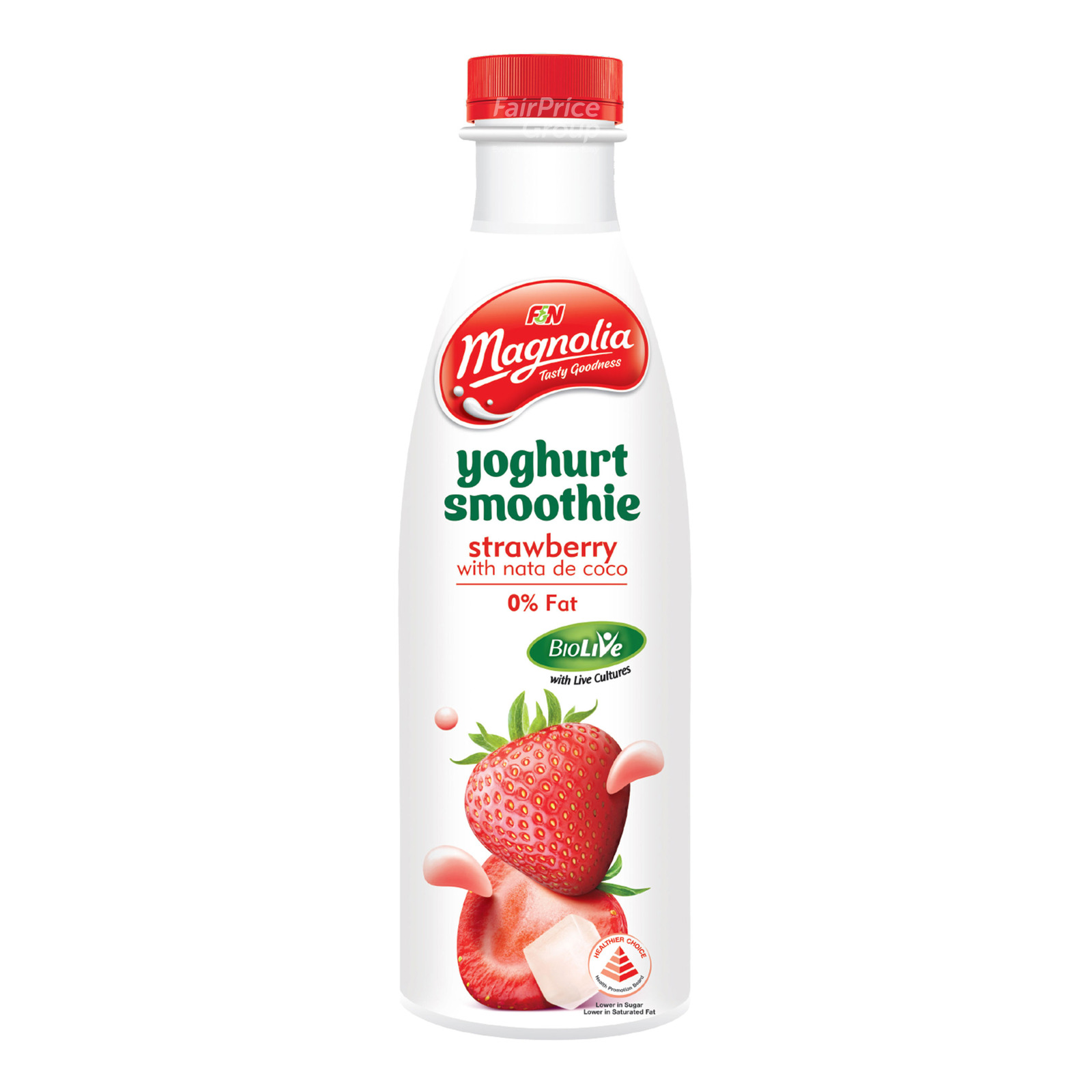 F&N Magnolia Yoghurt Bottle Smoothie - Strawberry & NatadeCoco