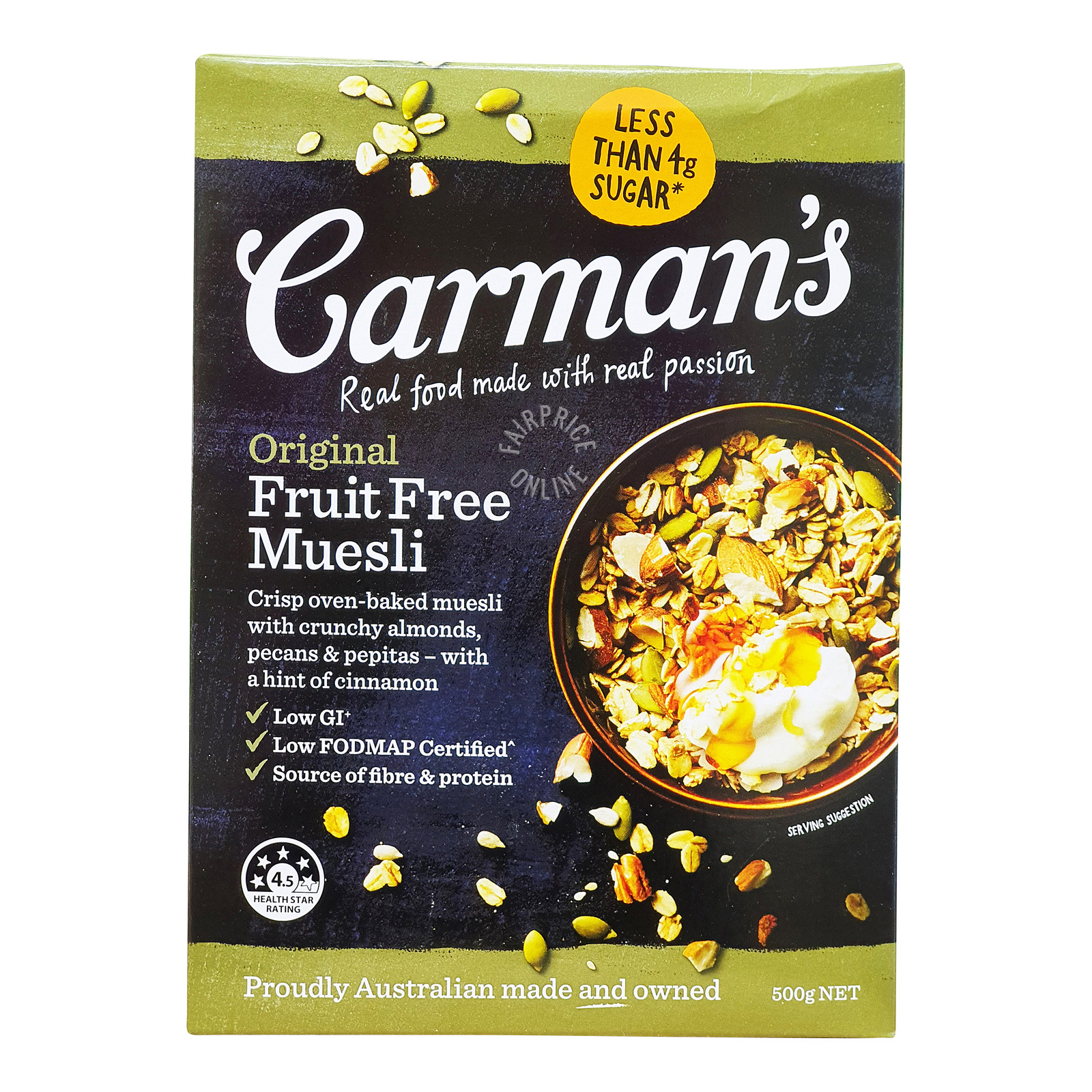 Carman's Muesli - Original (Fruit Free)