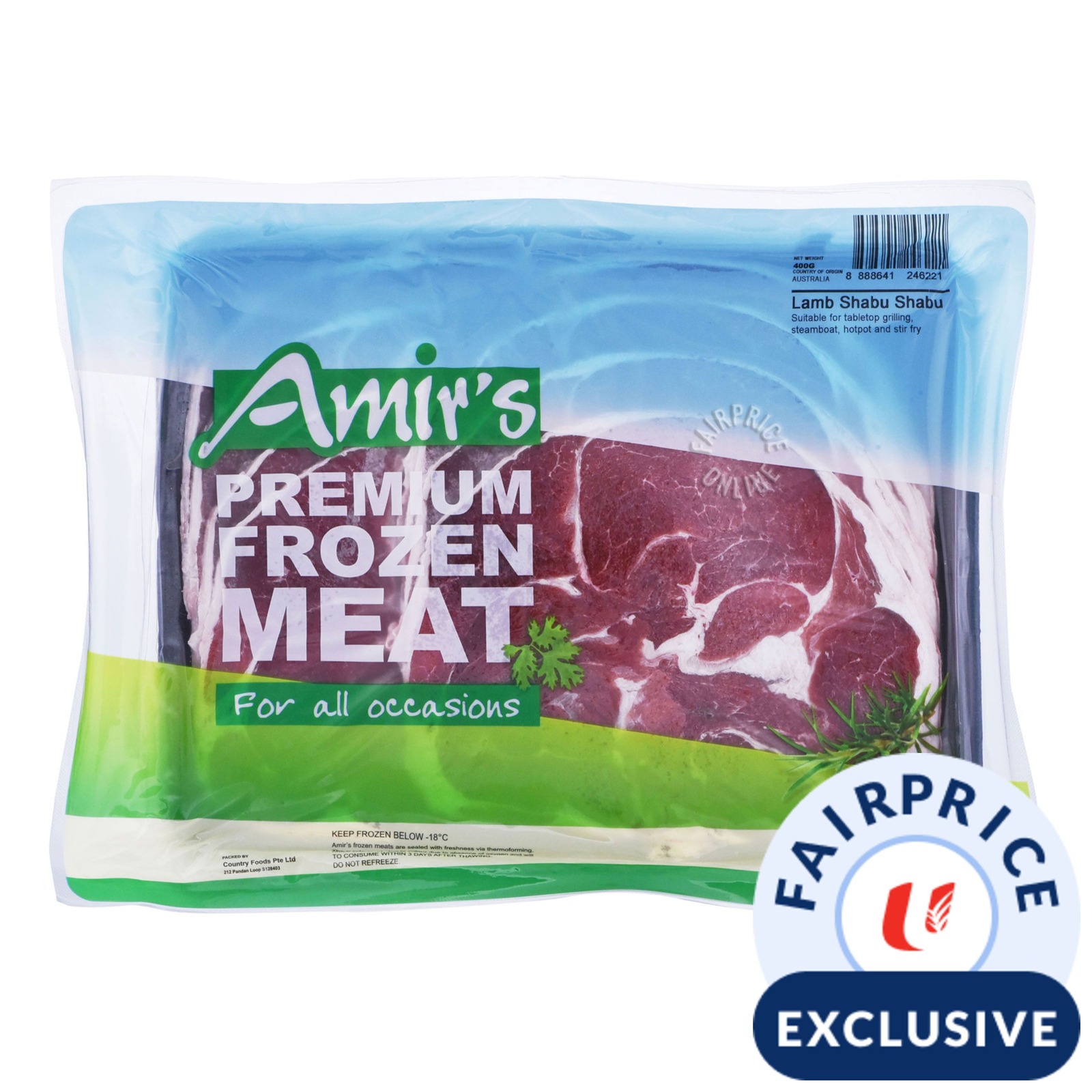 Amir's Premium Frozen Meat - Lamb Shabu Shabu