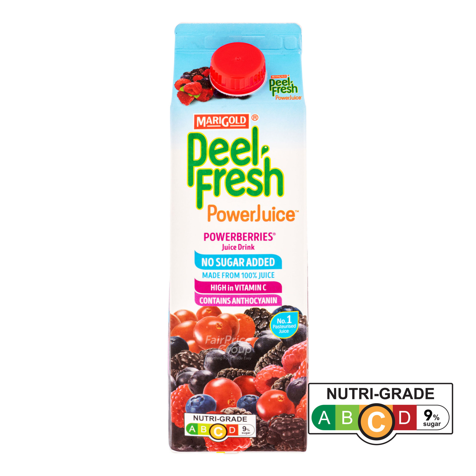 Marigold Peel Fresh Juice - Powerberries (No Sugar)