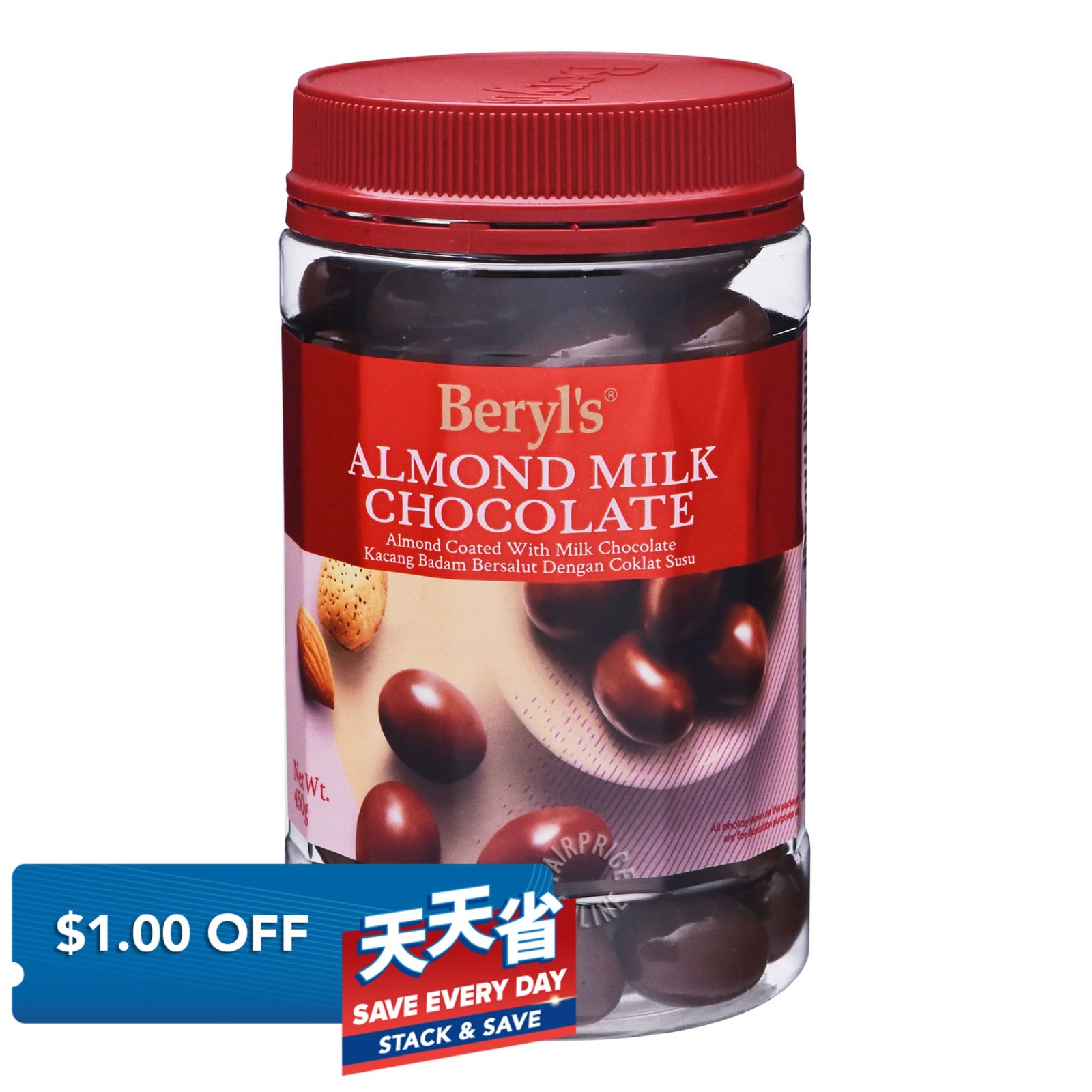 Beryl's Milk Chocolate - Almond