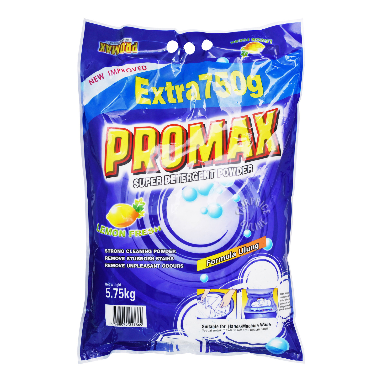Promax Super Detergent Powder - Lemon Fresh