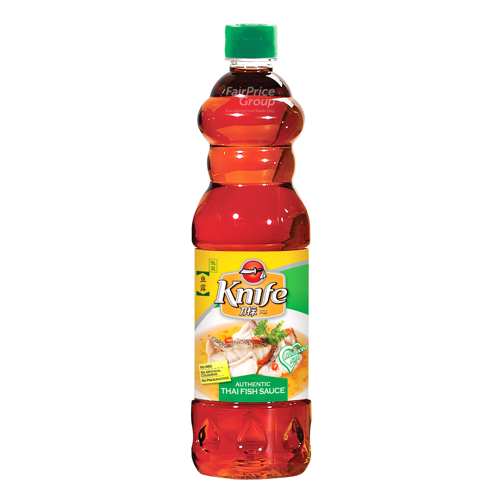 Knife Brand Thai Fish Sauce - Reduced Salt