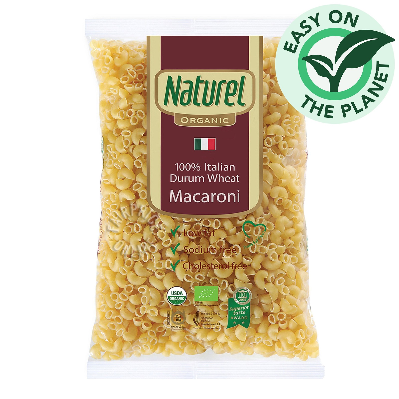 Naturel Organic Pasta - Macaroni