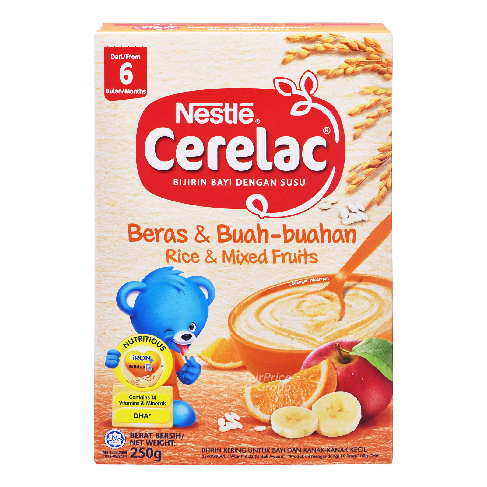 Nestle Cerelac Cereal - Rice & Mixed Fruits (6 Months)