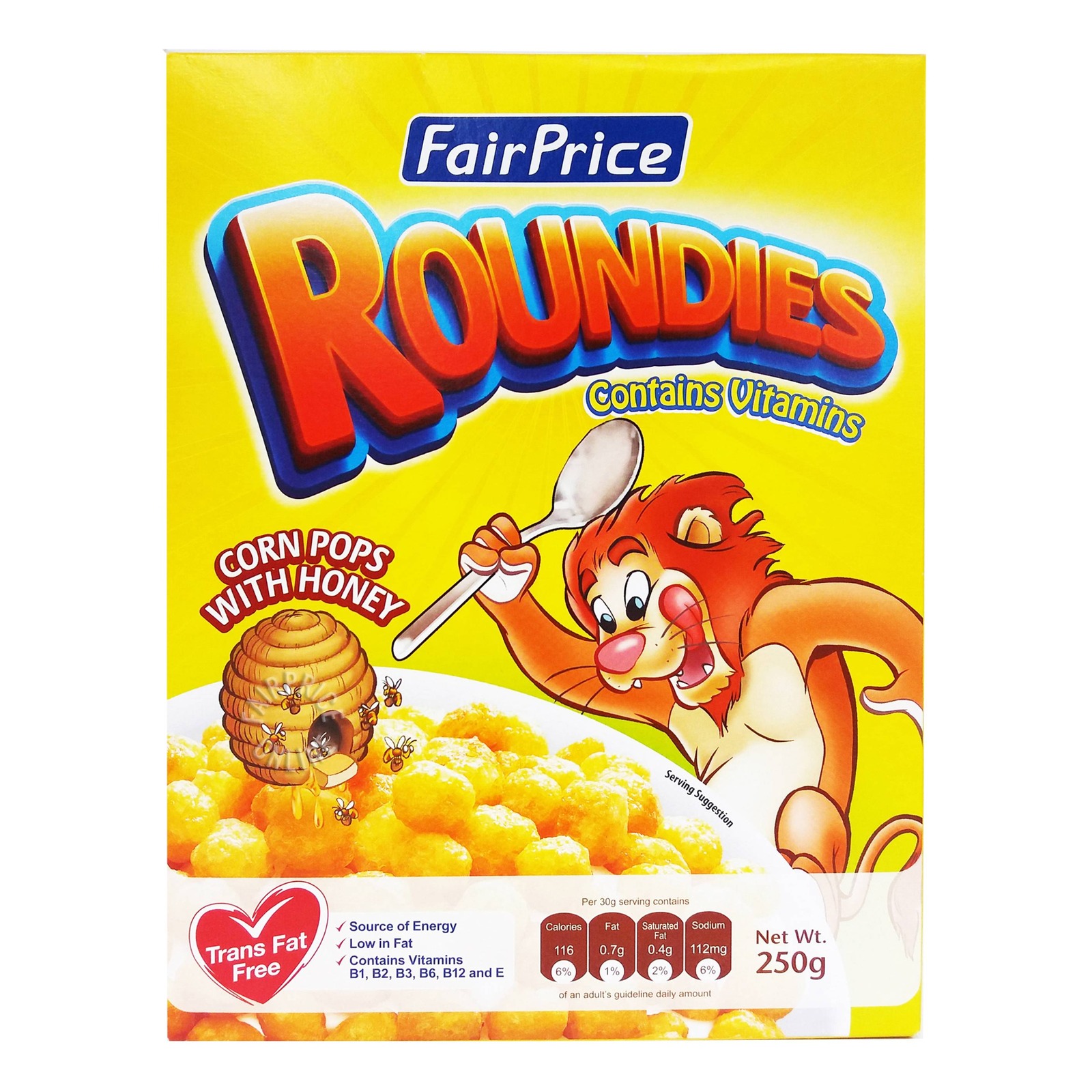 FairPrice Cereals - Roundies (Corn Pops with Honey)