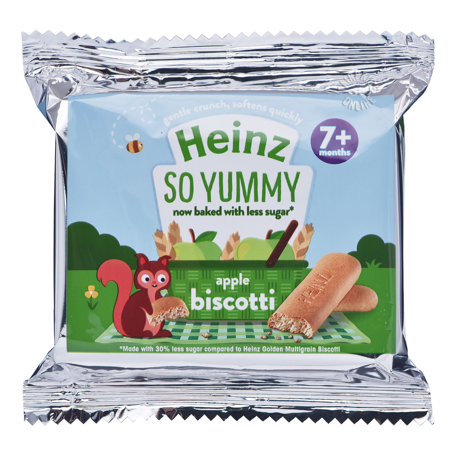 Heinz Biscotti Baby Finger Biscuit - Apple (7+ Months)