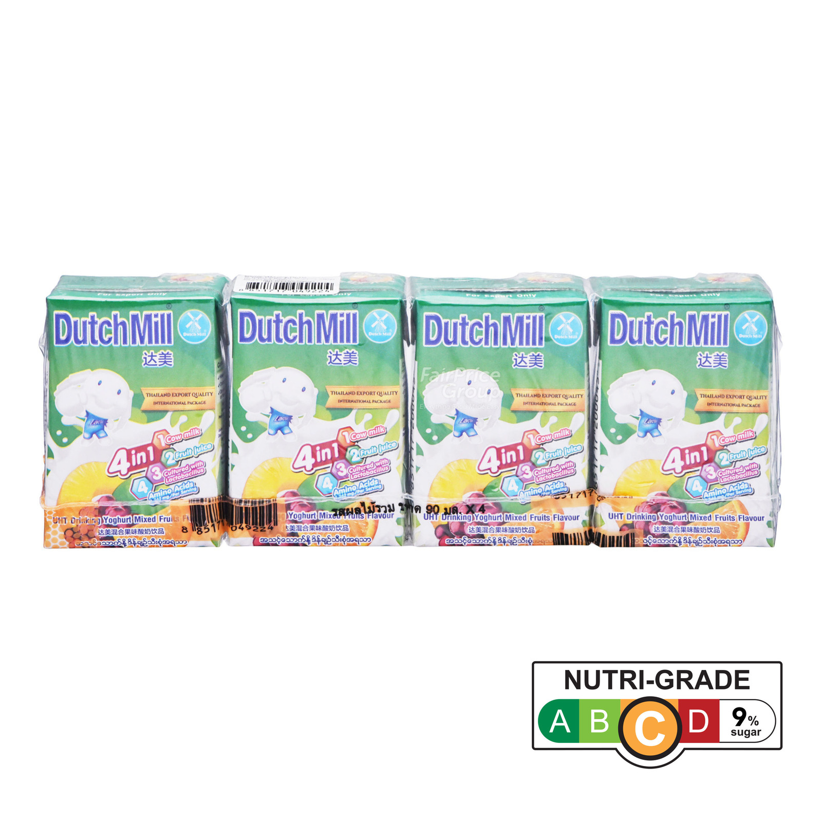 Dutch Mill UHT Drinking Yoghurt - Mixed Fruits