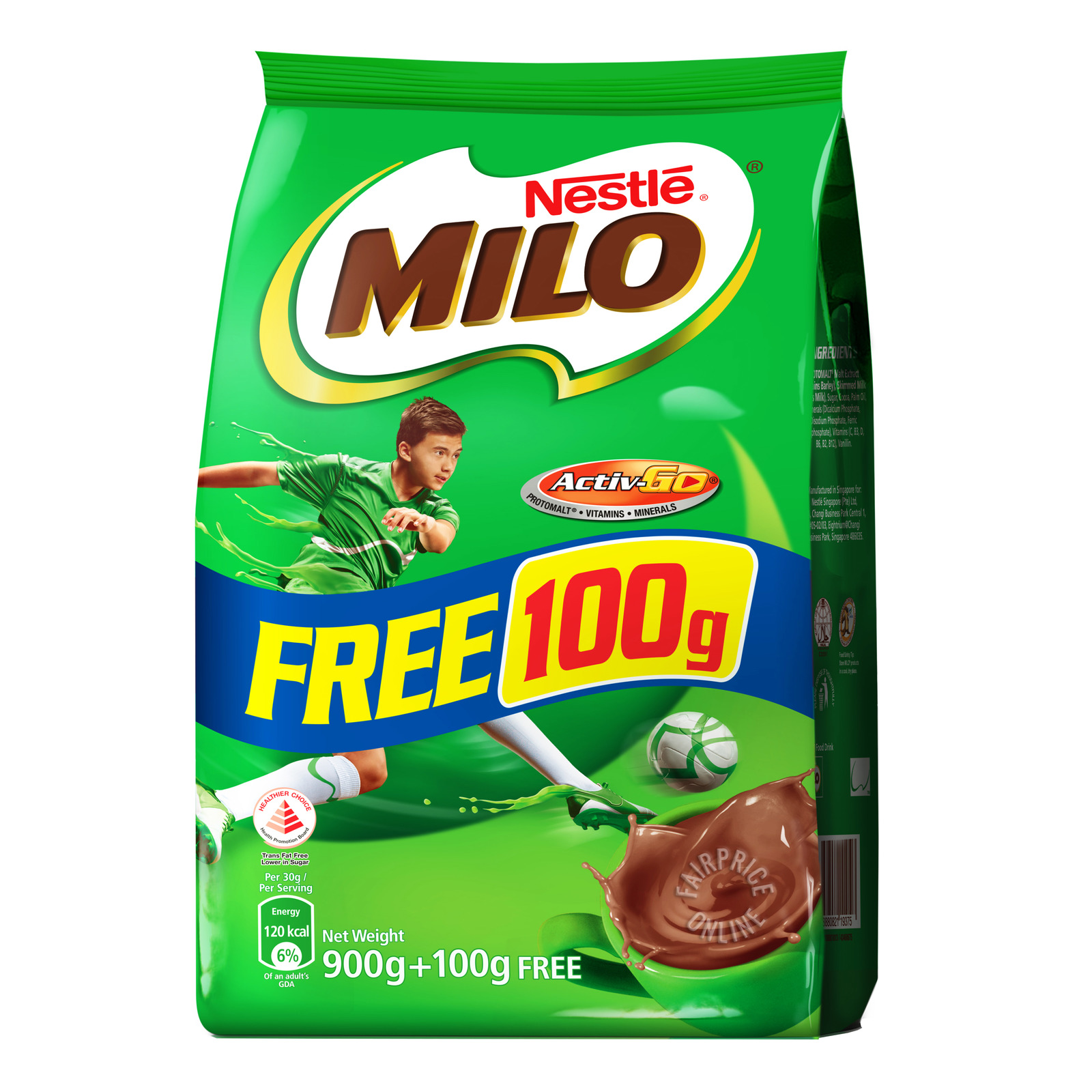 Milo Instant Chocolate Malt Powder Refill - Regular