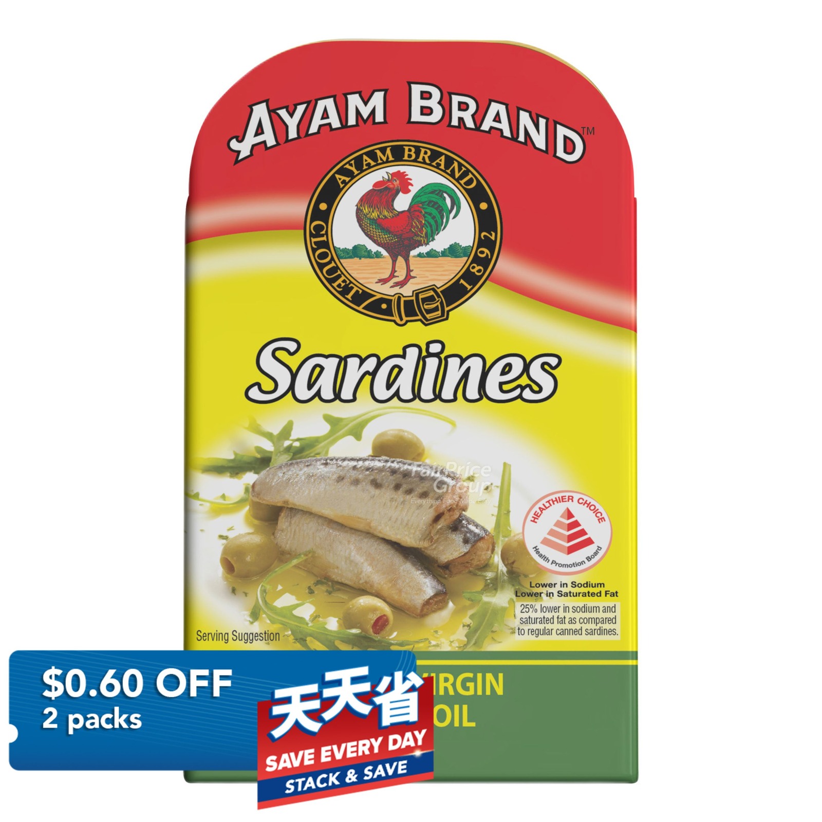 Ayam Brand Sardines - Extra Virgin Olive Oil