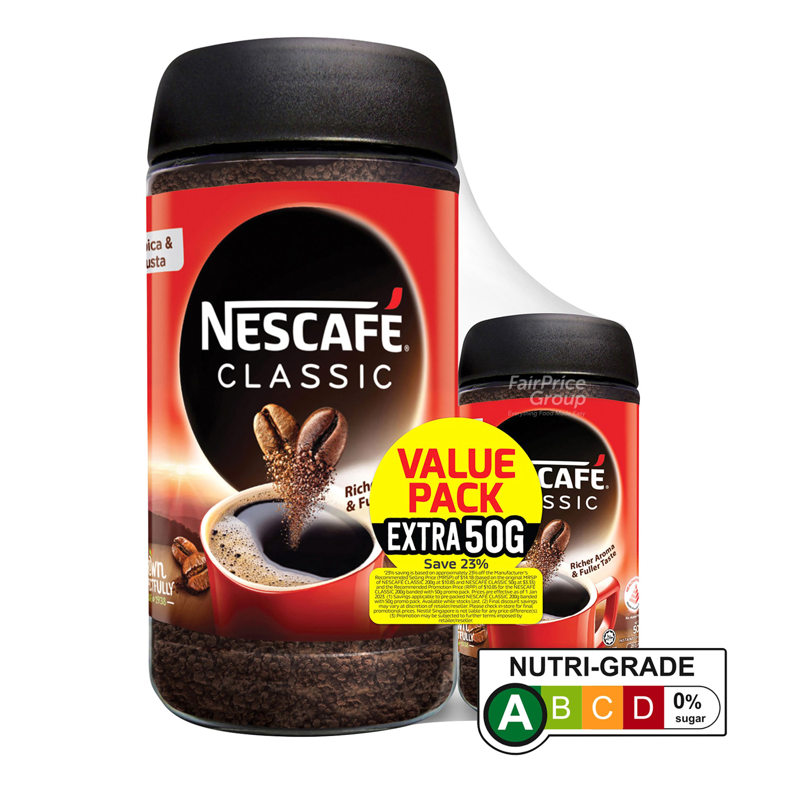 Nescafe Instant Soluble Coffee Jar - Classic