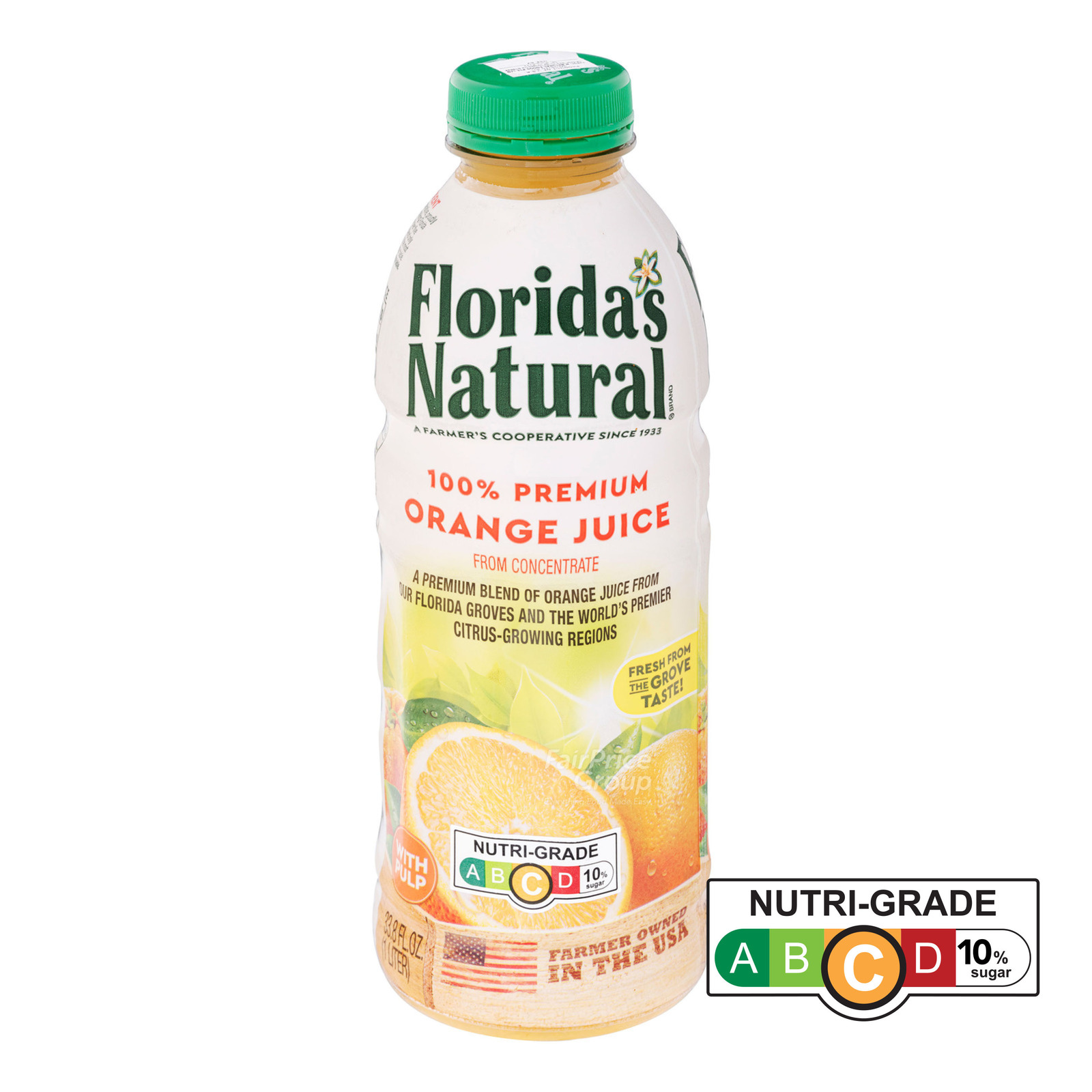 Florida's Natural 100% Fresh Bottle Juice - Orange with Pulp