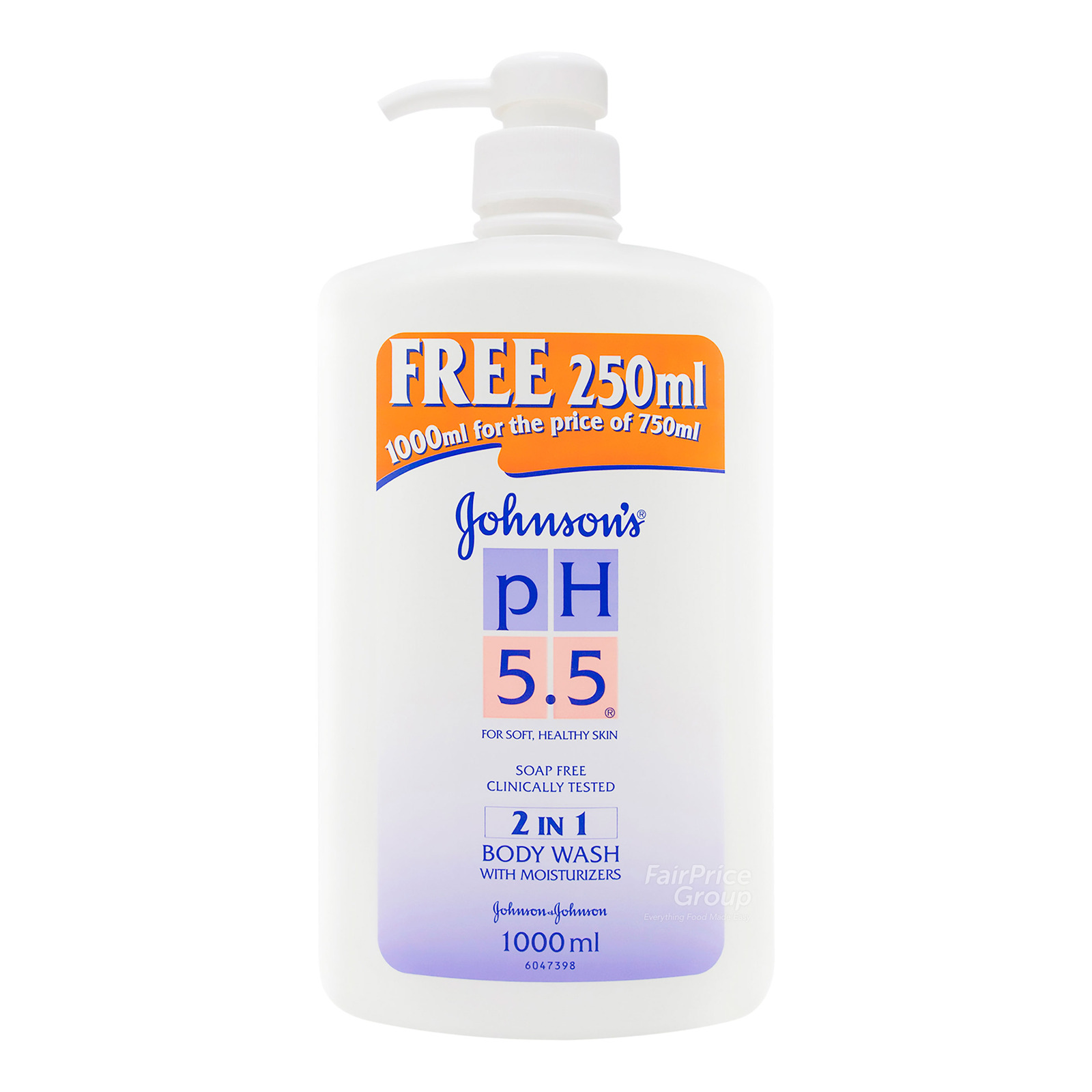 Johnson's PH5.5 Body Wash - 2 in 1 with Moisturizers