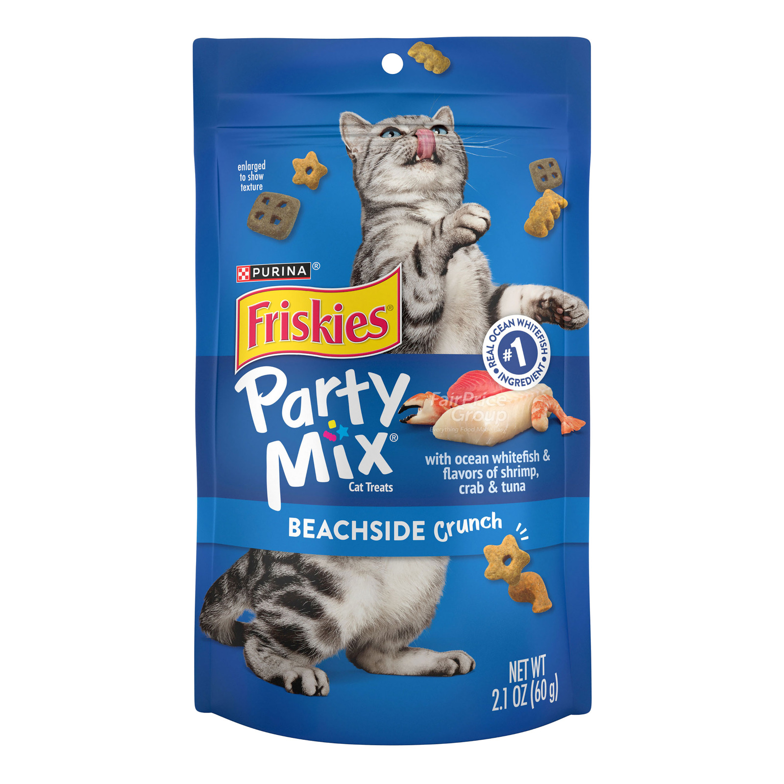 Friskies Party Mix Crunch Cat Treats - Beachside