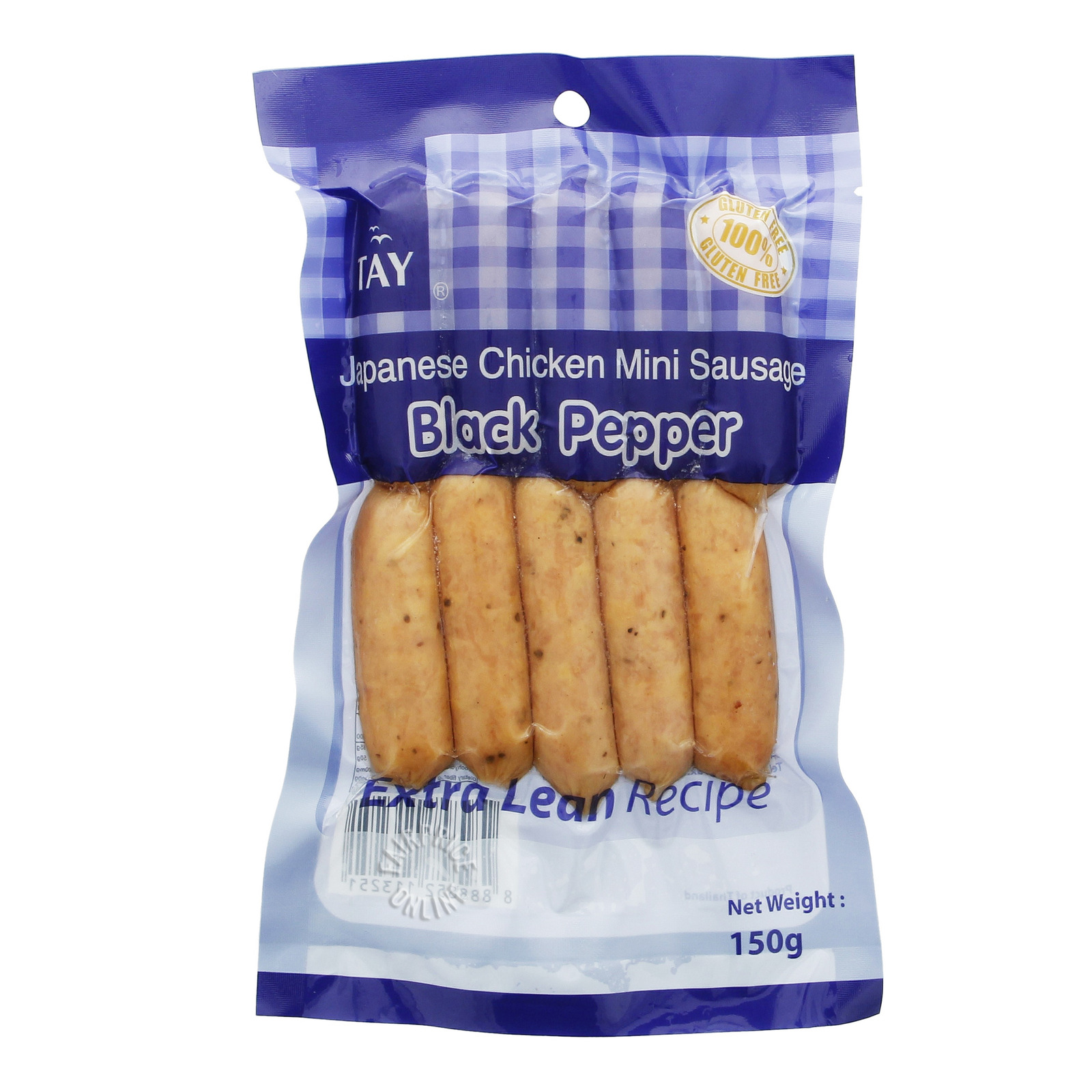 Tay's Japanese Extra Lean Chicken Mini Sausage - Black Pepper