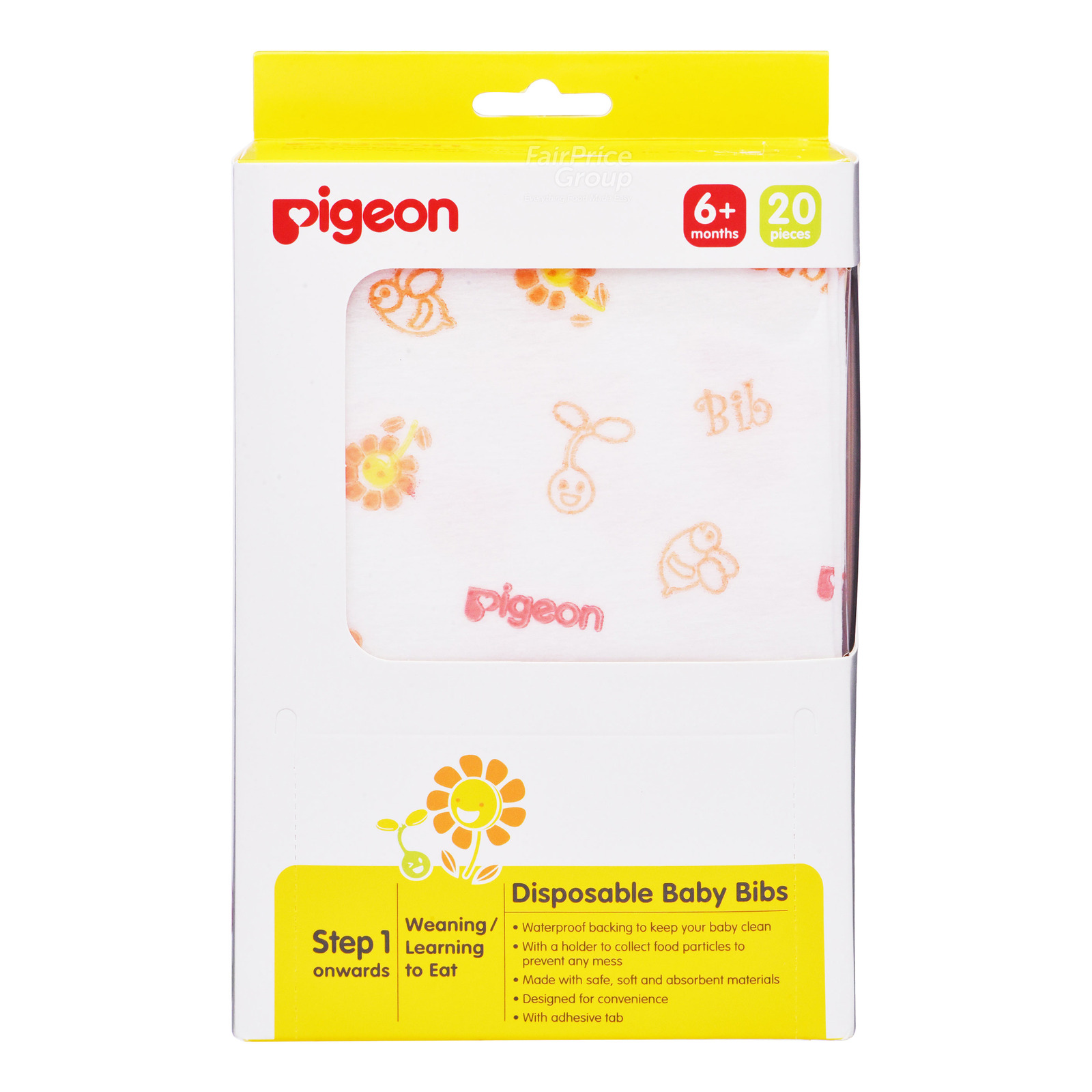 Pigeon Baby Bib - Disposable