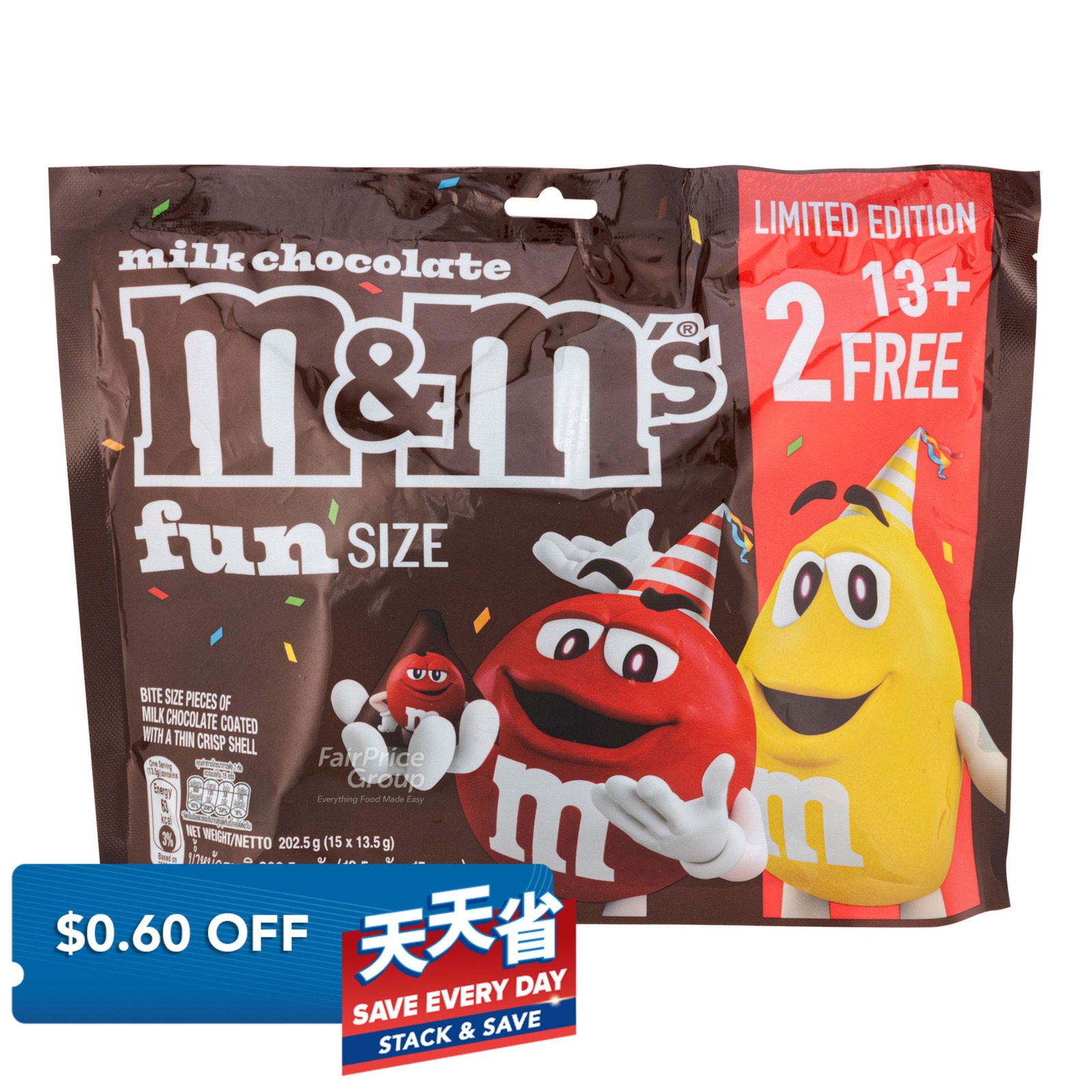 M&M's Chocolate Candies - Milk (Funsize)