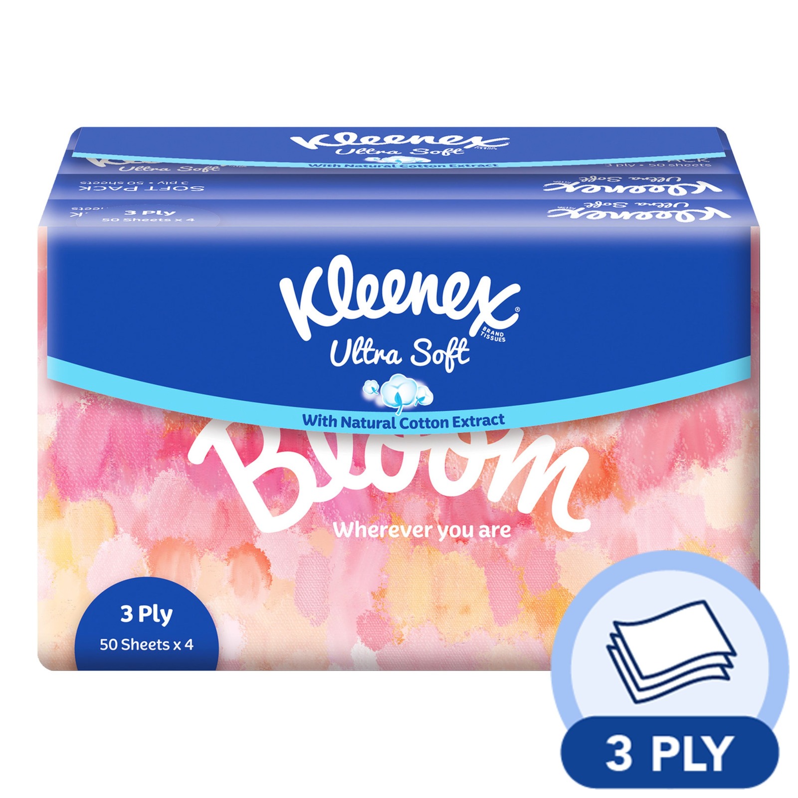 Kleenex Ultra Soft Tissue Soft Pack - Vintage (3ply)