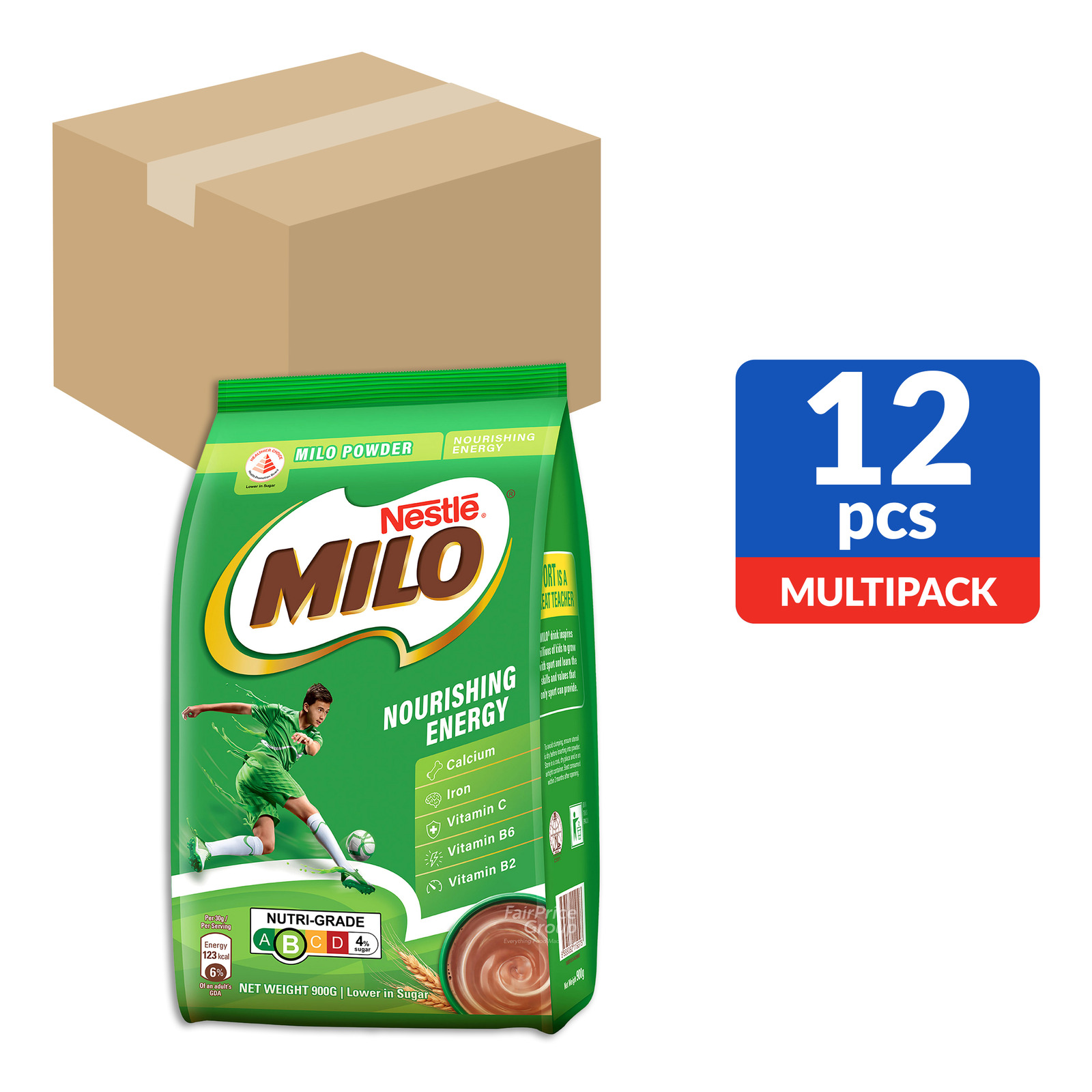 Milo Instant Chocolate Malt Powder Refill - Regular