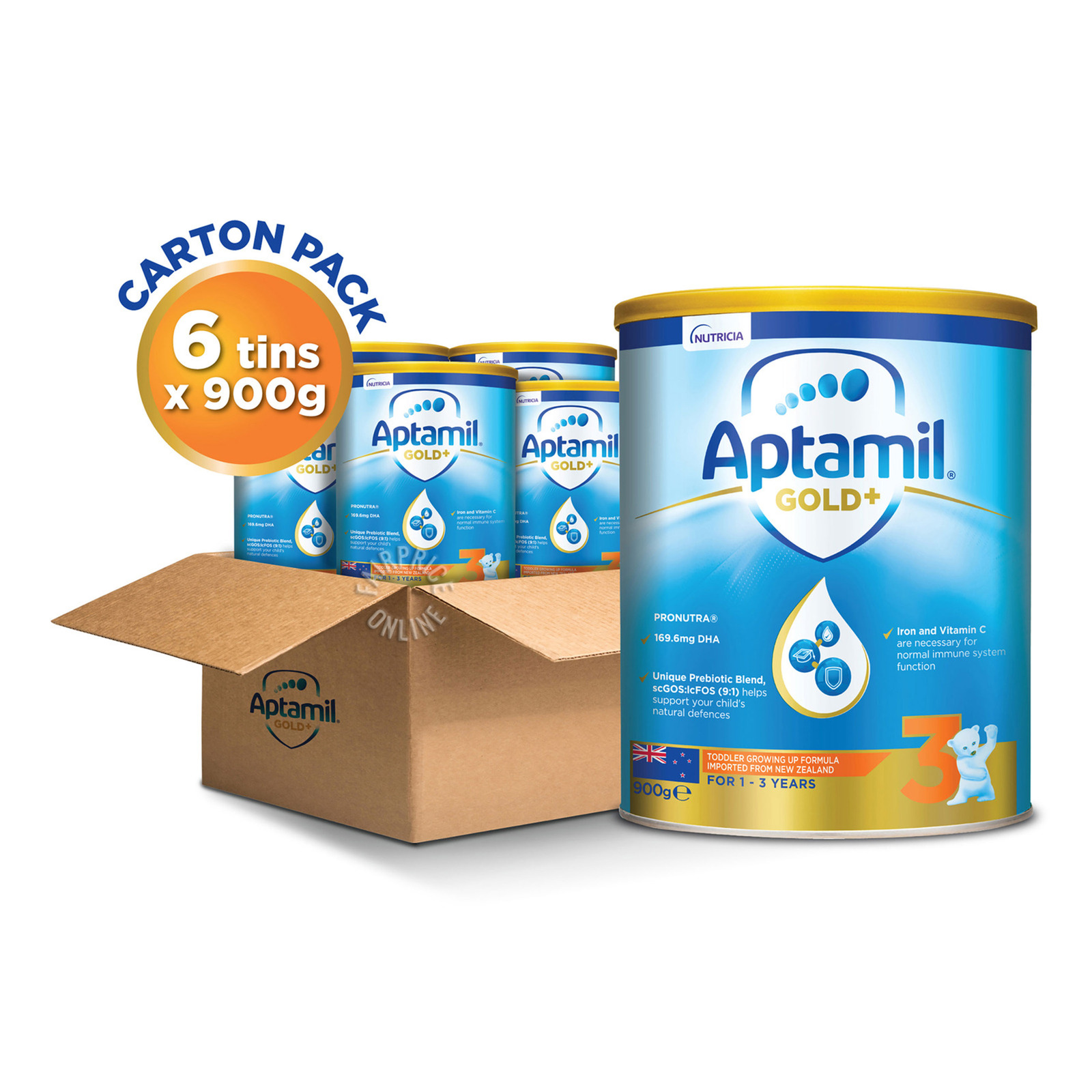Aptamil Gold+ Toddler Growing Up Milk Formula - Stage 3