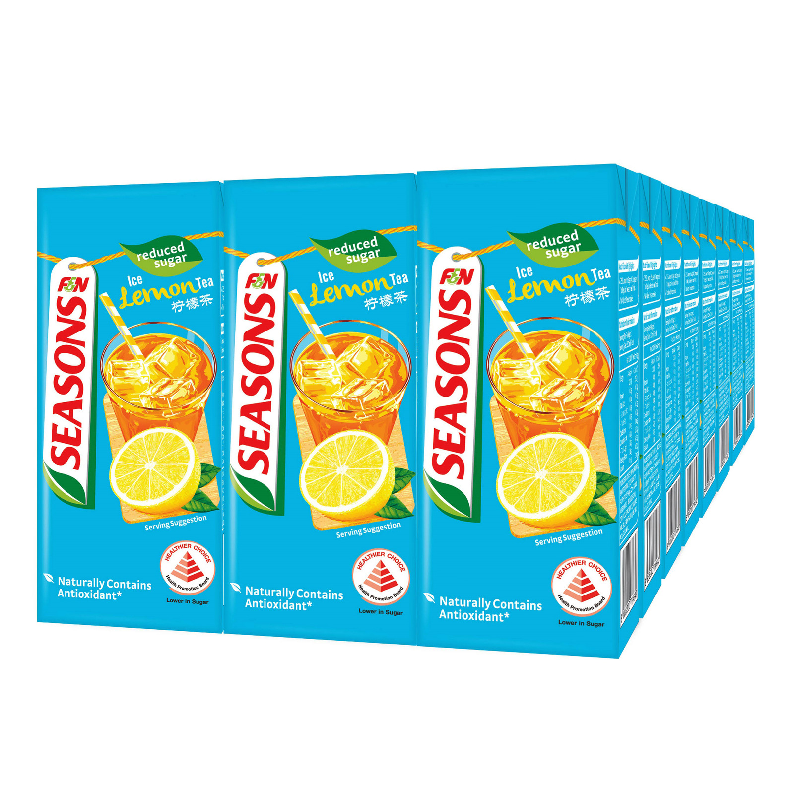 F&N Seasons Packet Drink-Ice Lemon Tea(Reduced Sugar)