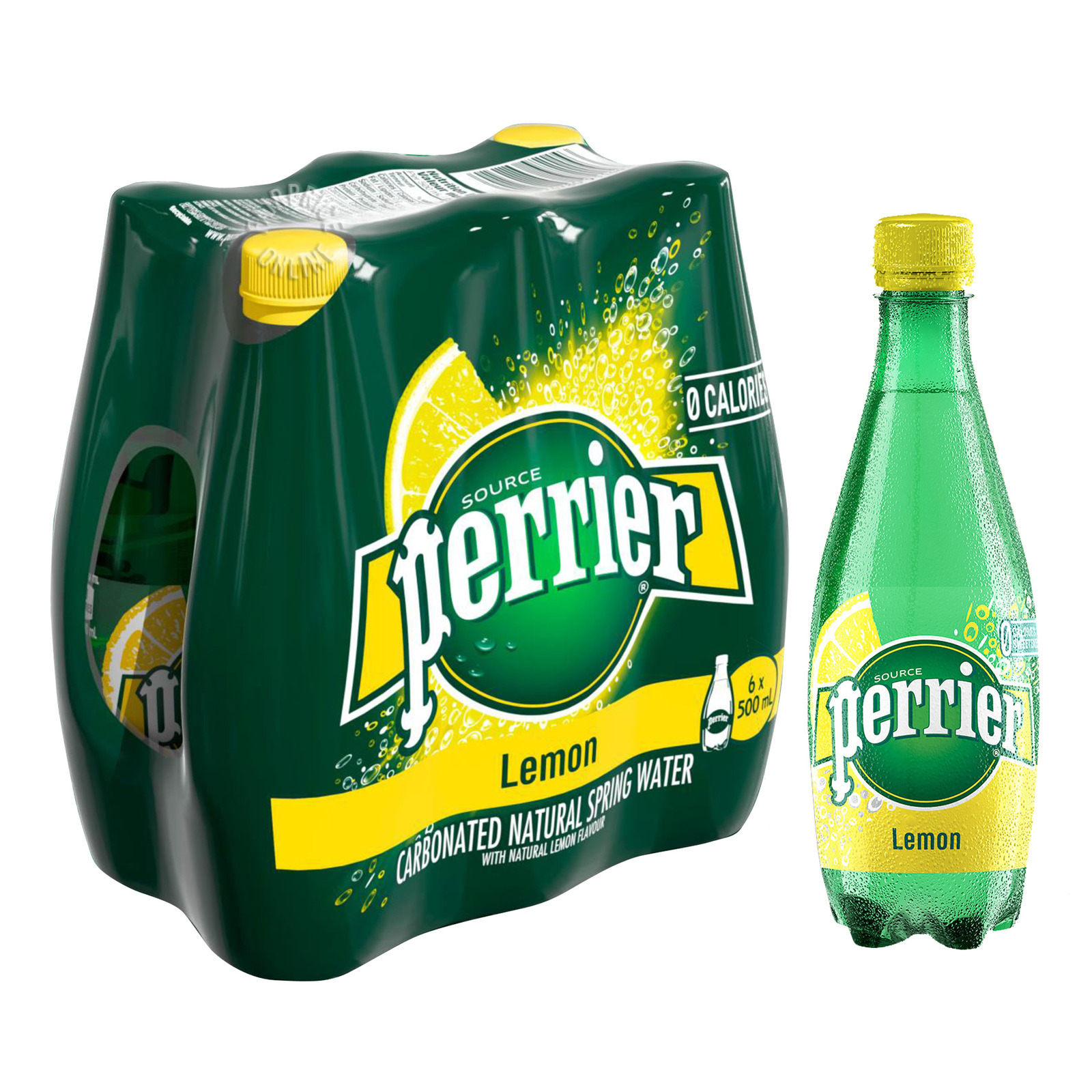 Perrier Sparkling Mineral Bottle Water - Lemon