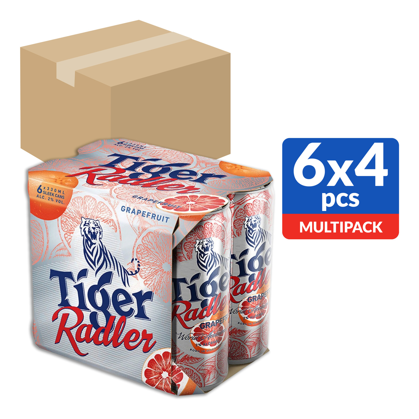 Tiger Radler Can Beer - Grapefruit