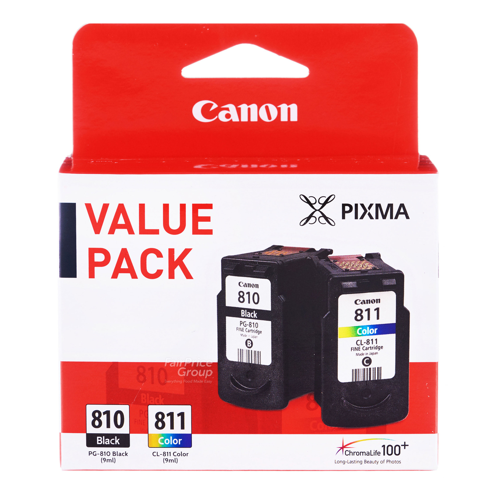 Canon Cartridge Ink - PG-810 Black + CL-811 Colour