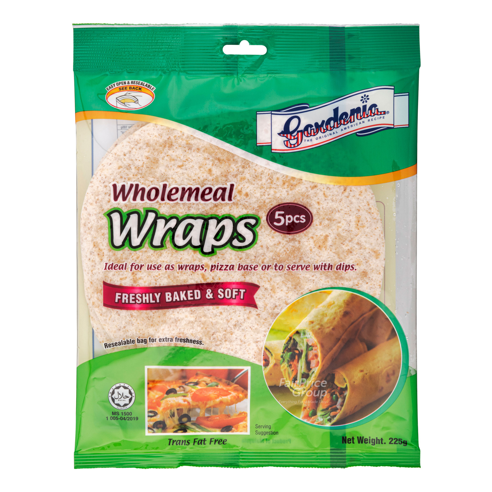 Gardenia Wraps -Wholemeal