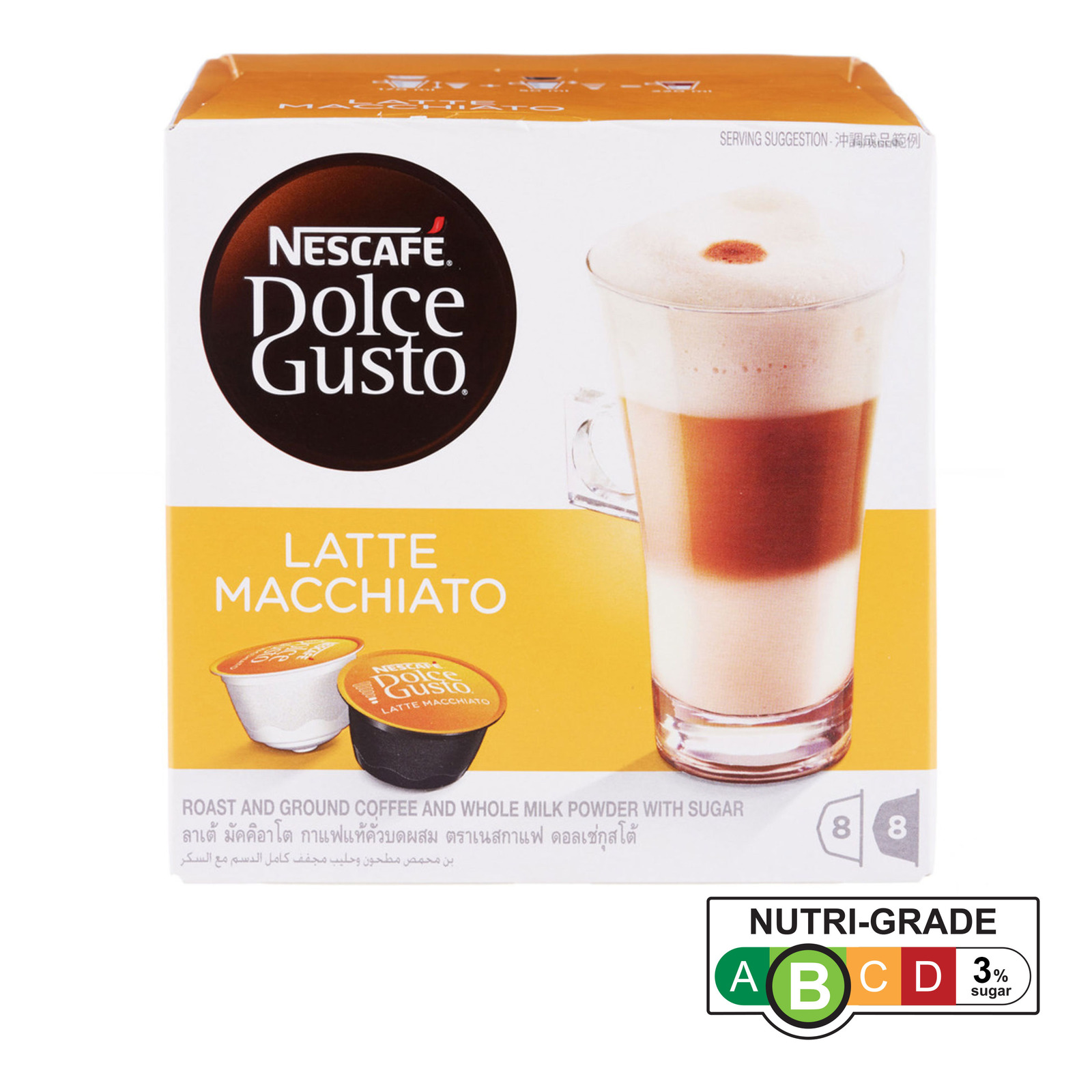 Nescafe Dolce Gusto Beverage Capsules - Latte Macchiato