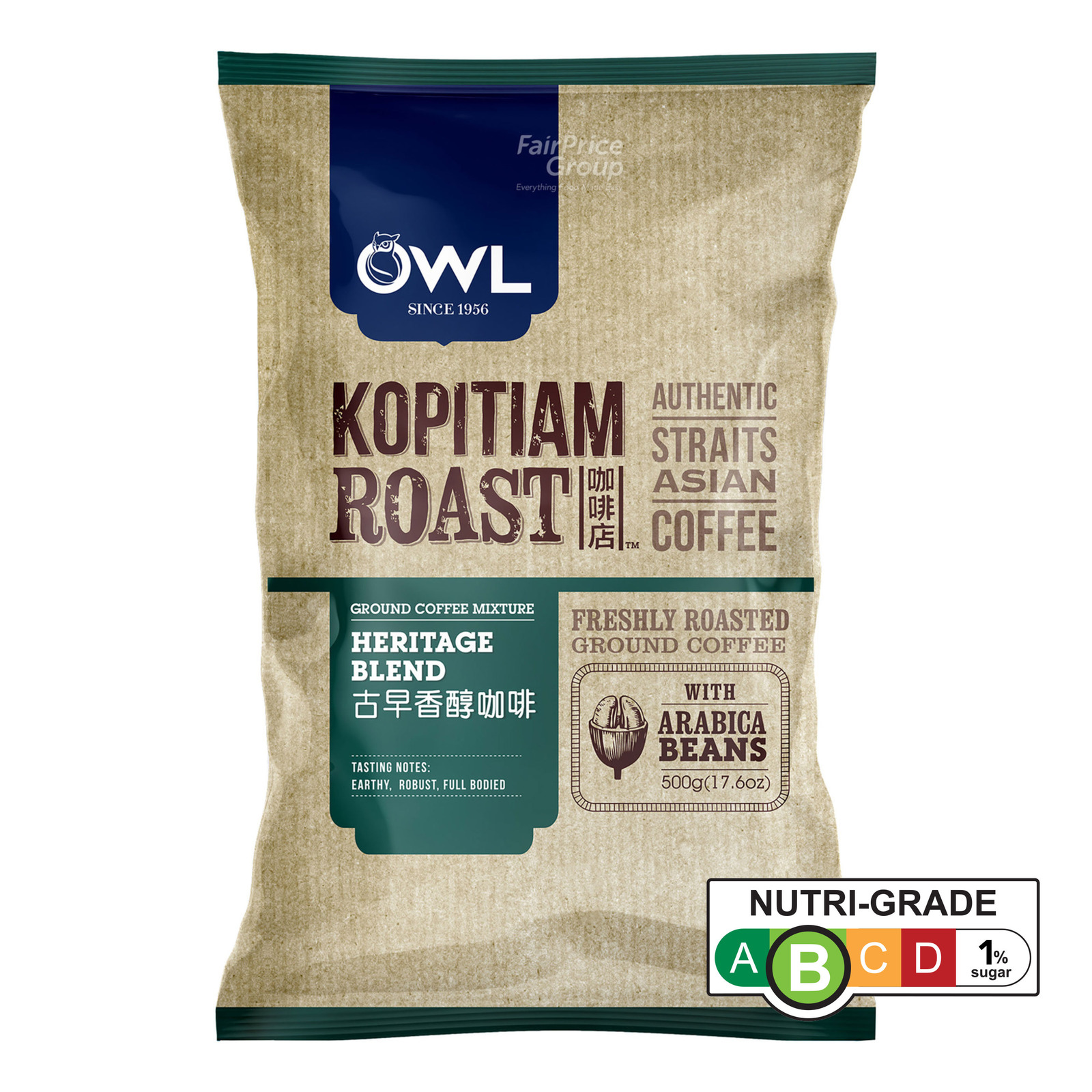 Owl Kopitiam Roast & Ground Coffee Powder - Heritage Blend