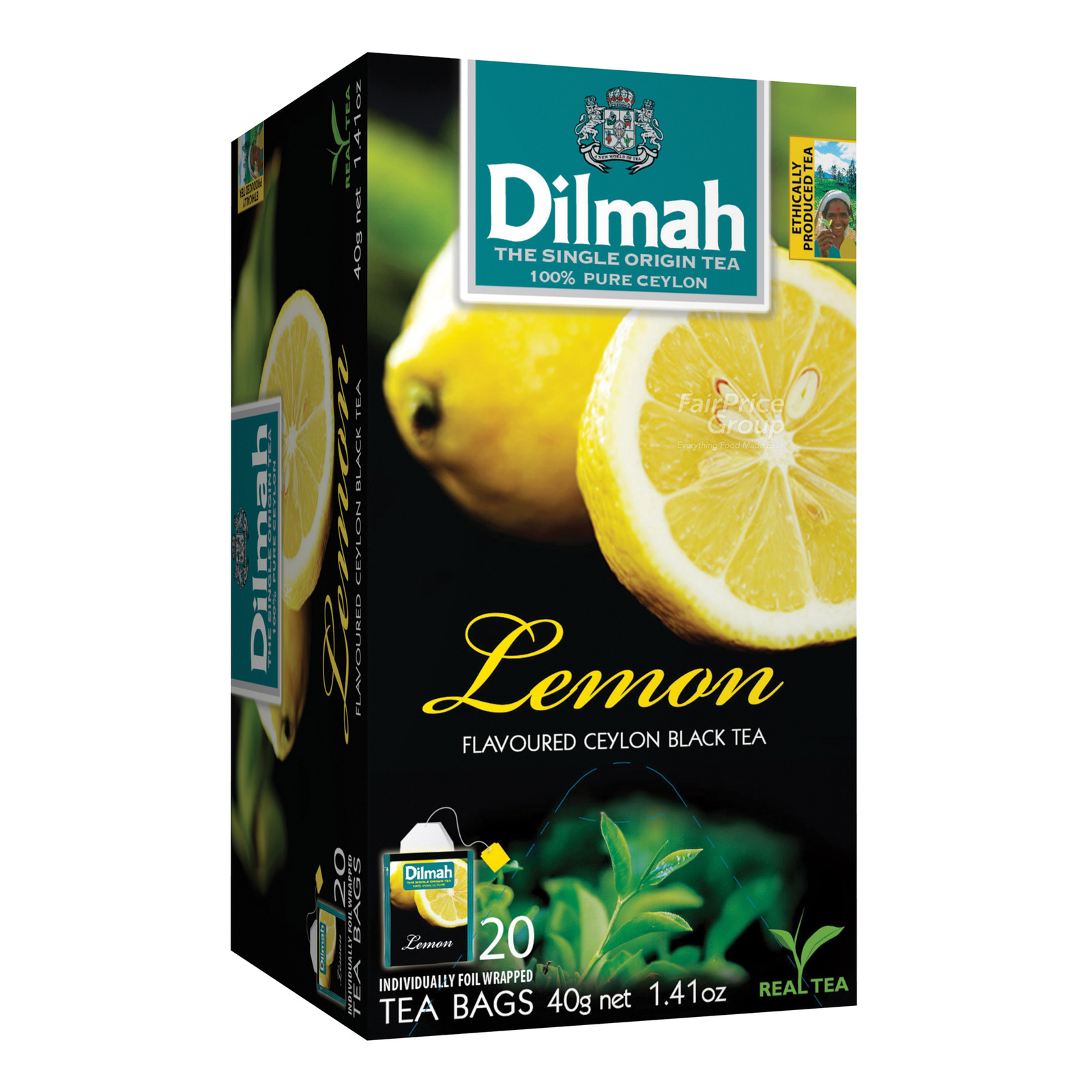Dilmah Pure Ceylon Tea Bags - Lemon