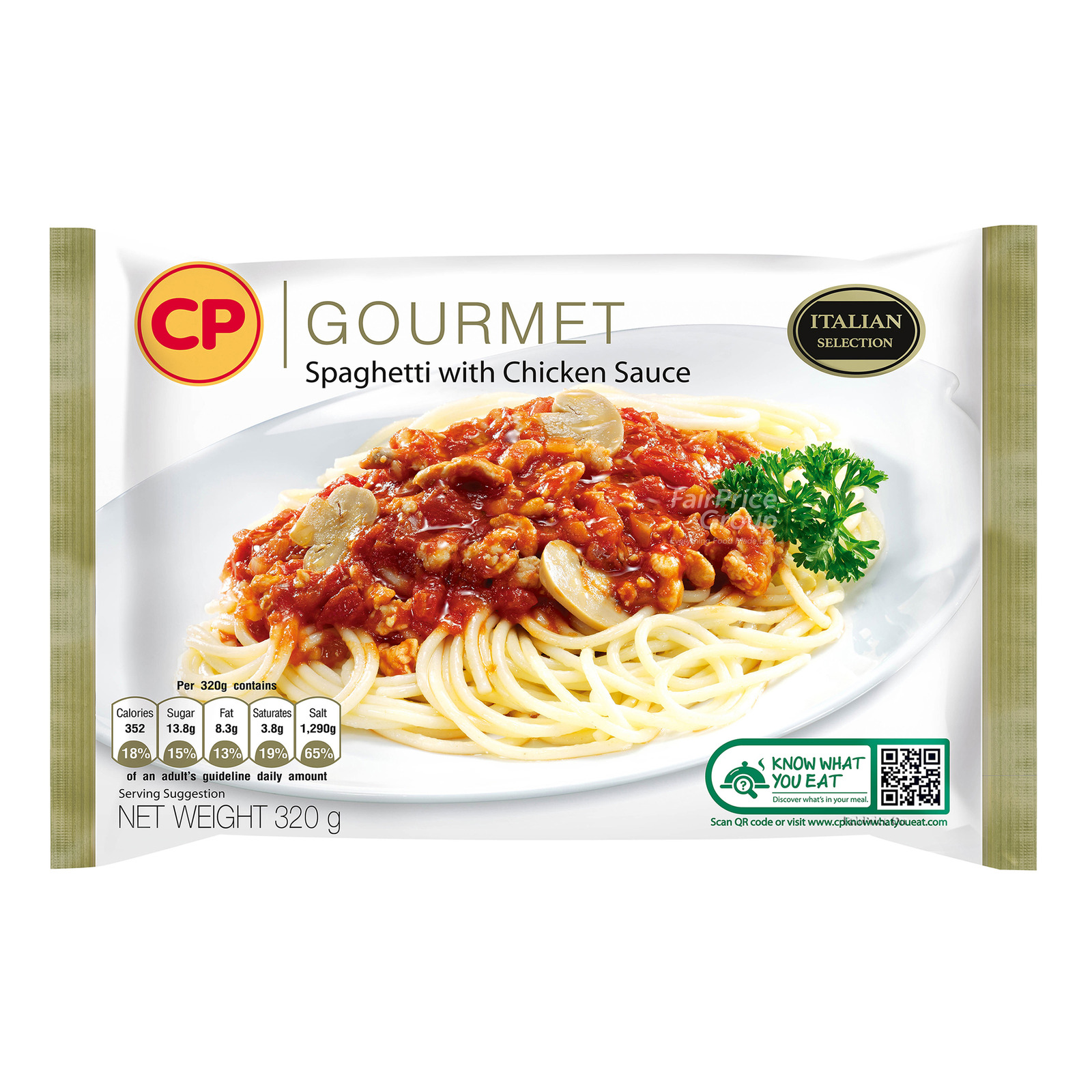 CP Gourmet Ready Meal - Spaghetti with Chicken Sauce