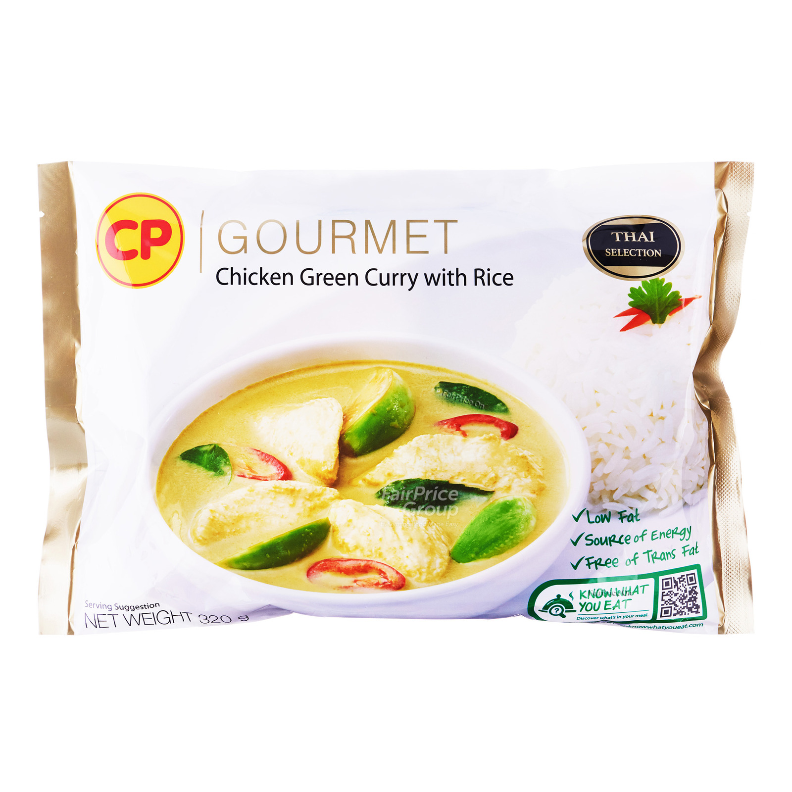 CP Gourmet Ready Meal - Chicken Green Curry with Rice