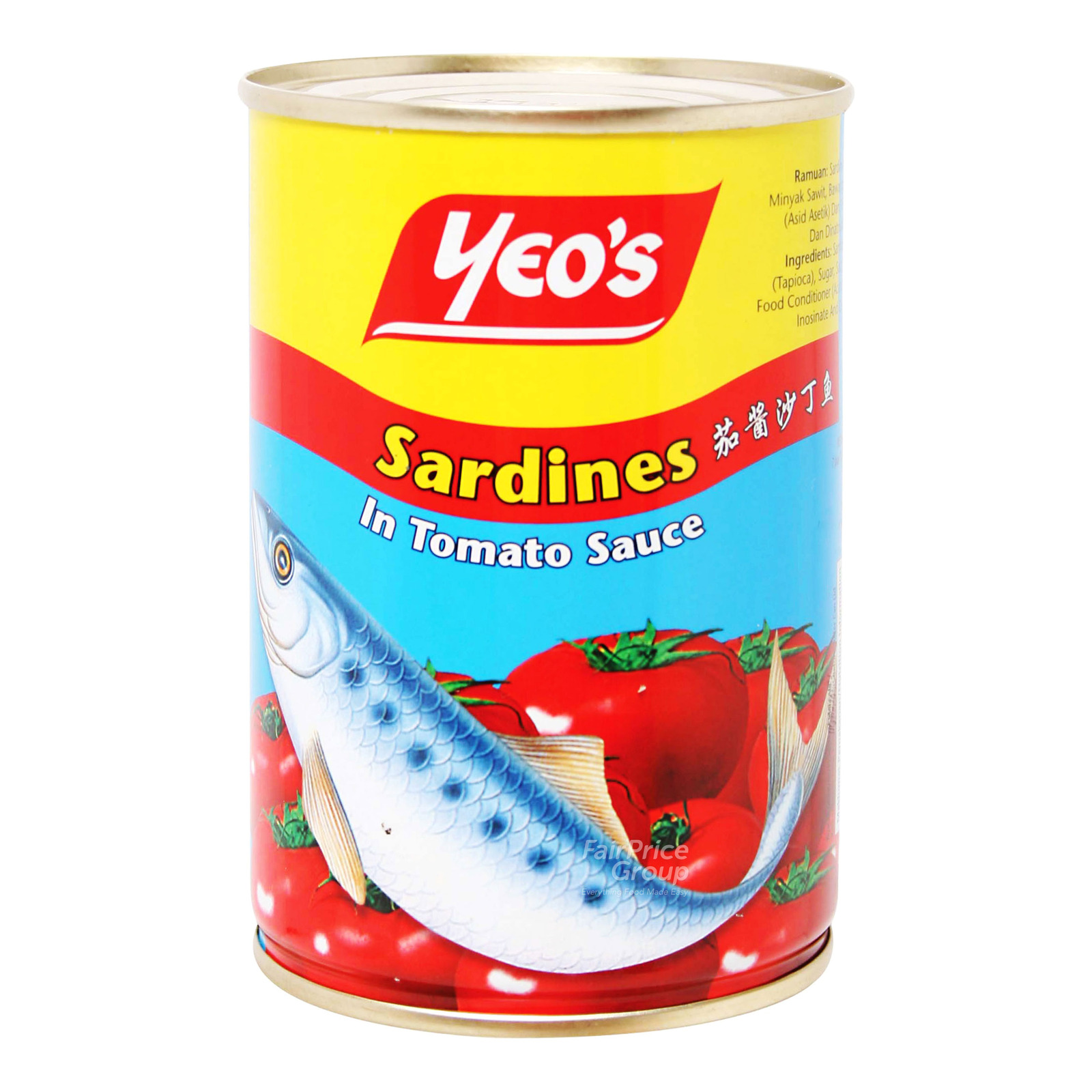 Yeo's Can Food - Sardines with Tomato Sauce