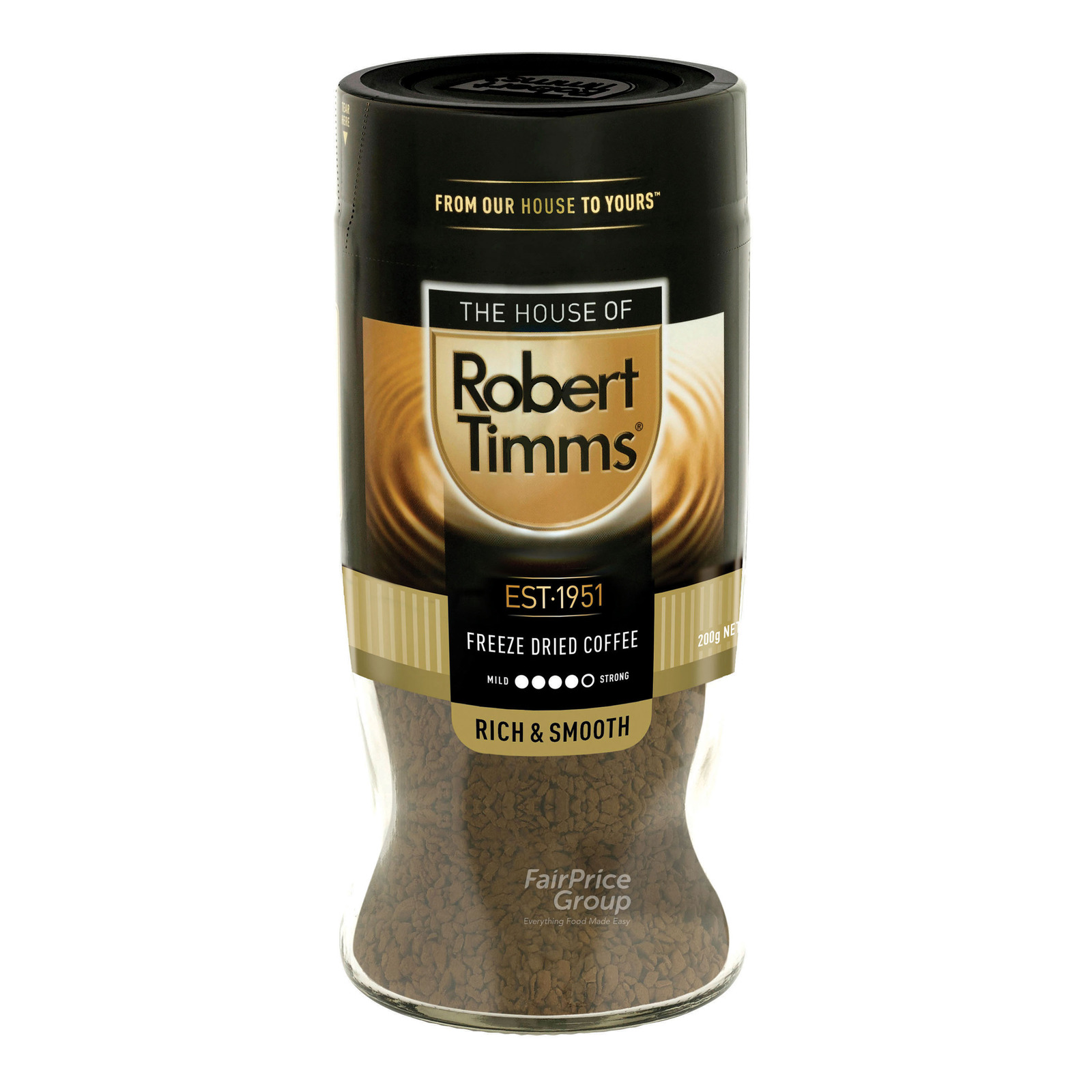 Robert Timms Premium Freeze Dried Coffee - Rich & Smooth