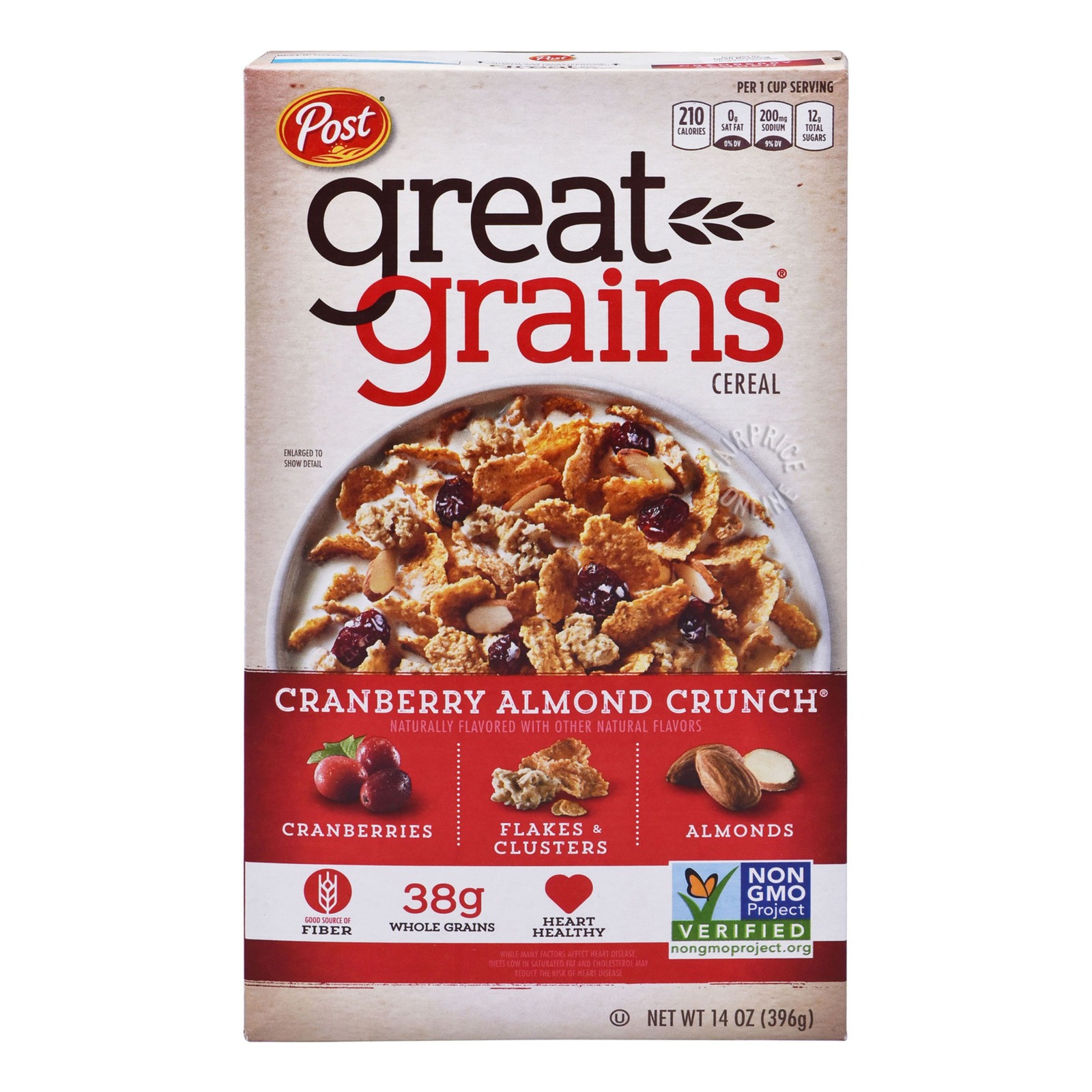 Post Great Grains Cereal - Cranberry Almond Crunch
