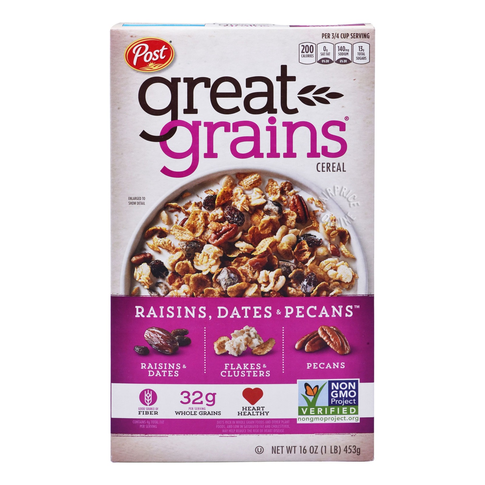 Post Great Grains Cereal - Raisins, Dates & Pecans