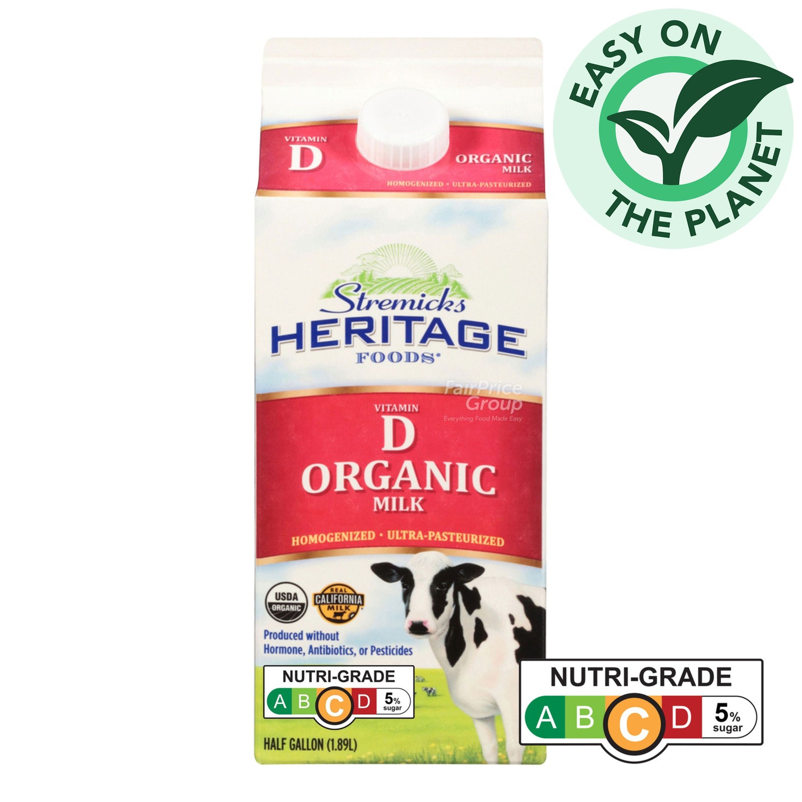 Stremicks Heritage Foods Vitamin D Organic Fresh Milk